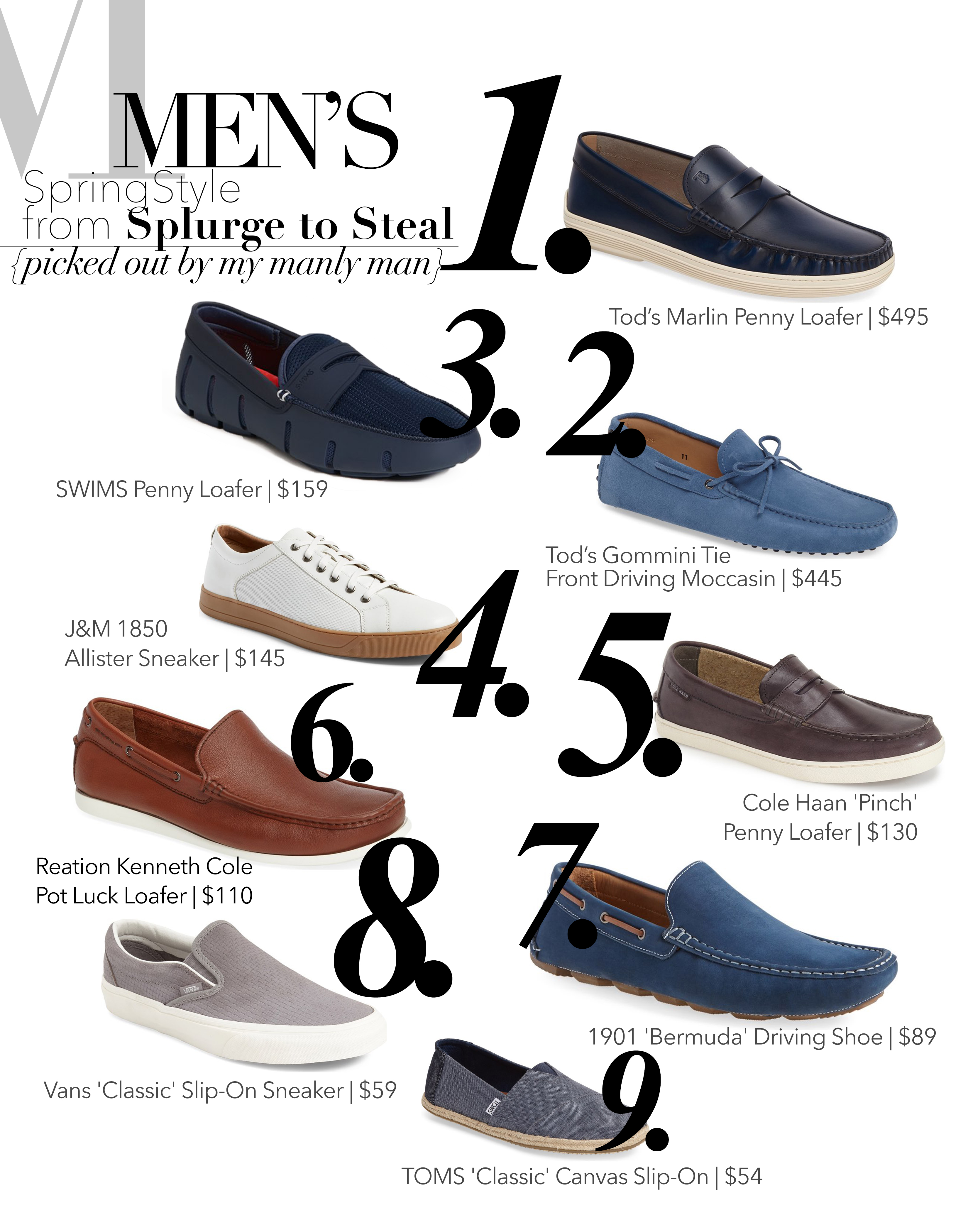 Men's Shoes: Move Over Flip Flops and Grey Sneakers!