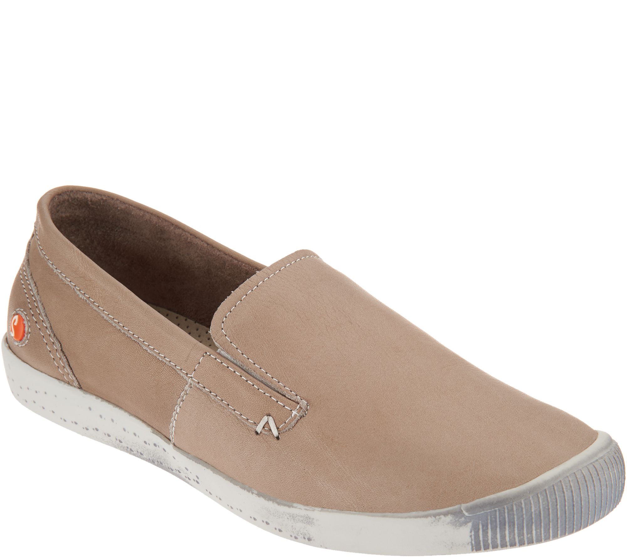 Softinos by FLY London Leather Slip-on Shoes - Ita - Page 1 — QVC.com