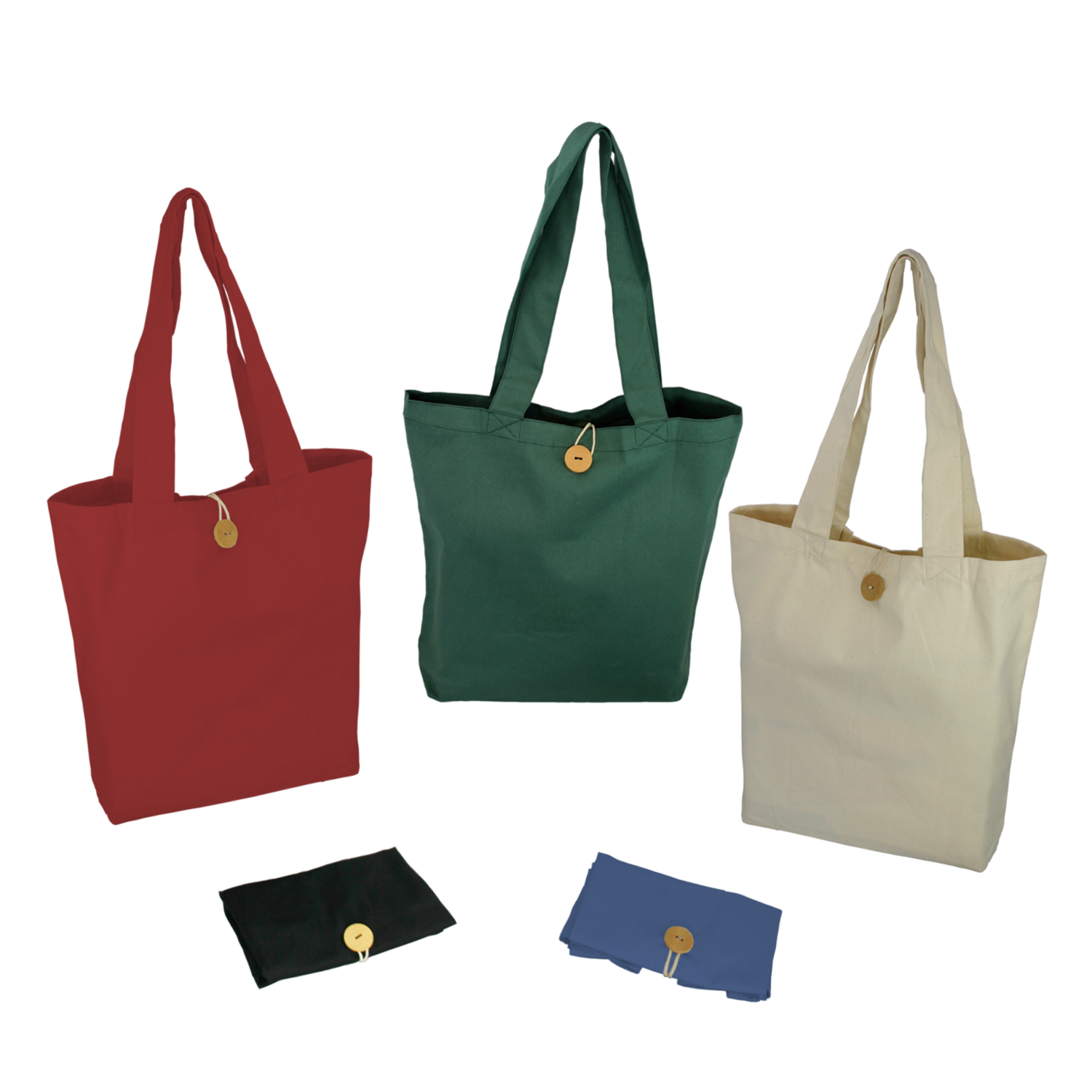 Organic Cotton Reusable Folding Tote Bags — Simple Ecology