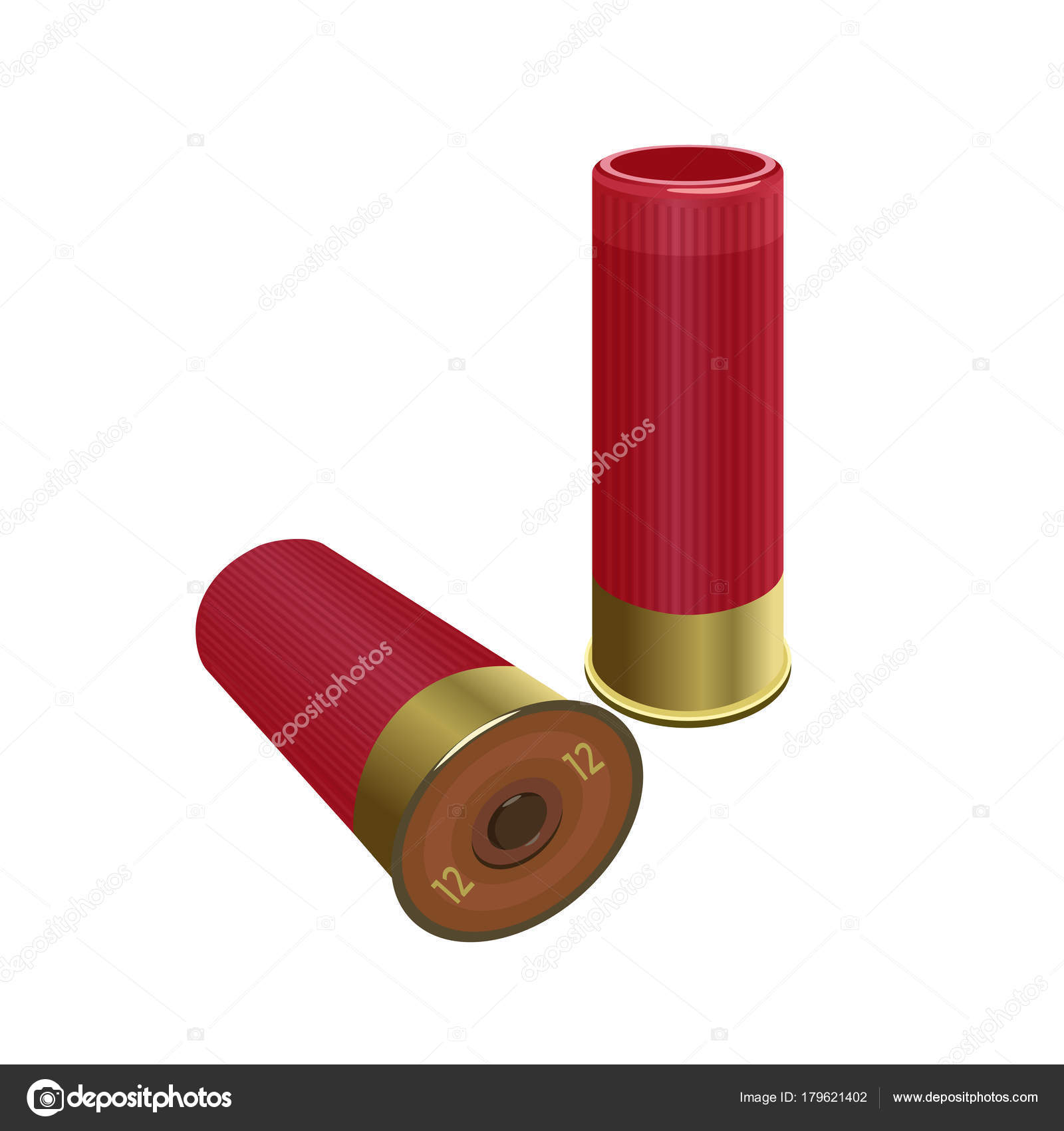 Shotgun shells vector — Stock Vector © newgena #179621402