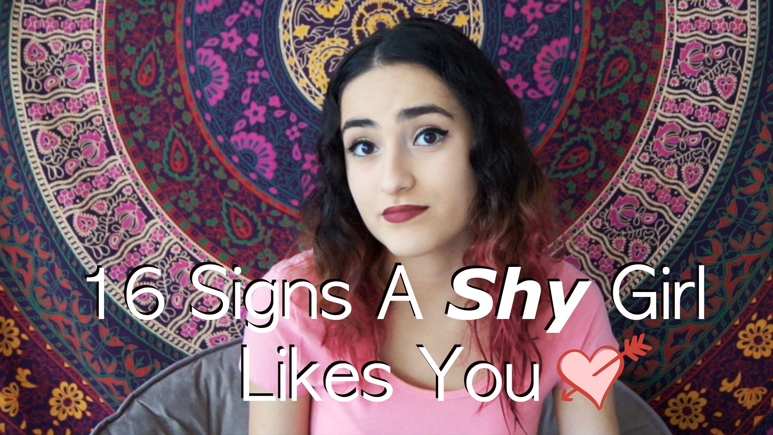 16 Signs A Shy Girl Likes You - YouTube