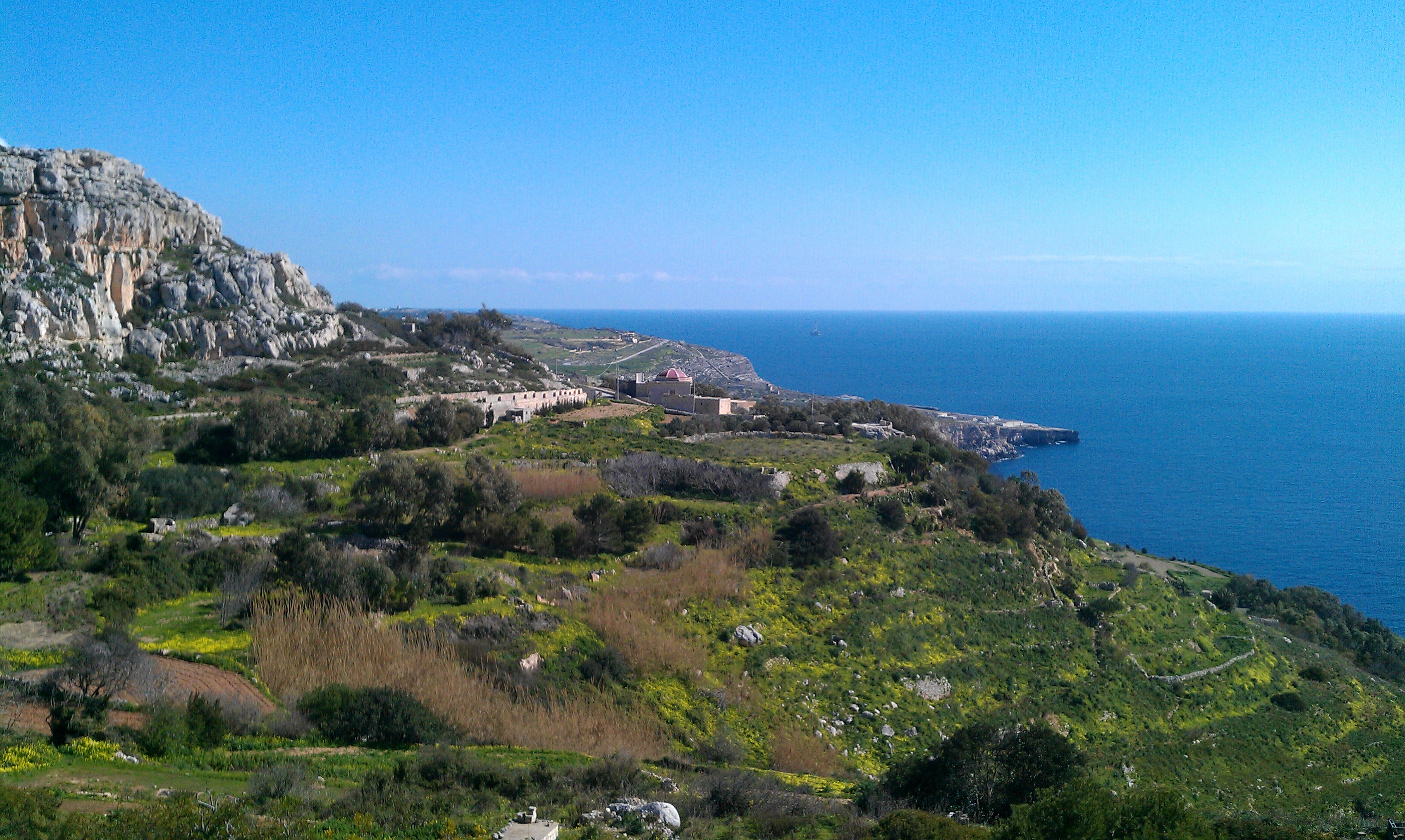 Fawwara, Siggiewi. View from top of Dingli Cliffs. | Malta ...