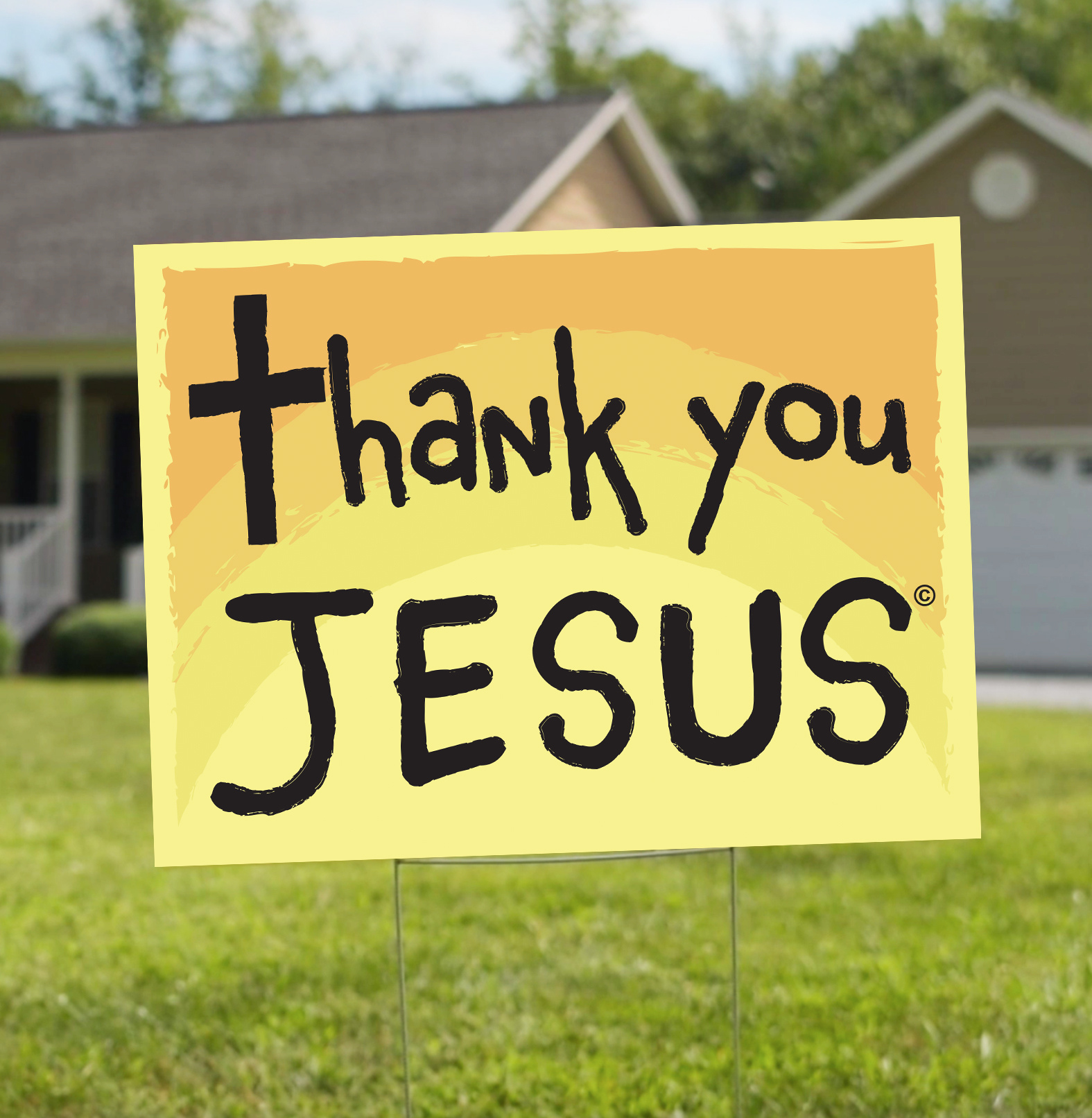 Thank You Jesus Sign – Thank You Jesus Yard Signs