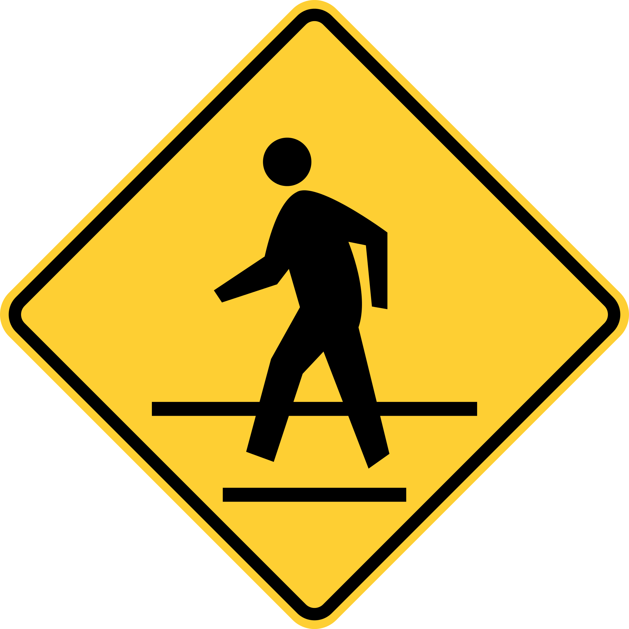 File:US crosswalk sign.svg - Wikimedia Commons