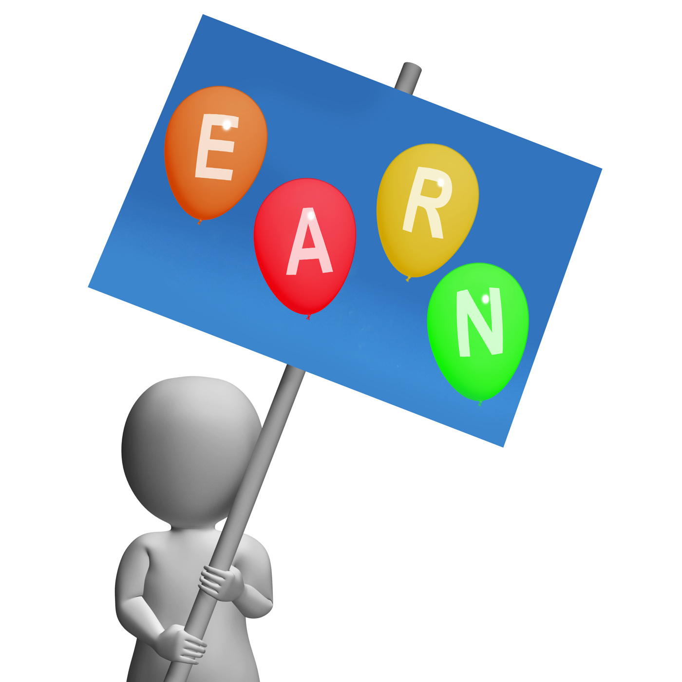 Sign earn balloons show online earnings promotions opportunities and s photo