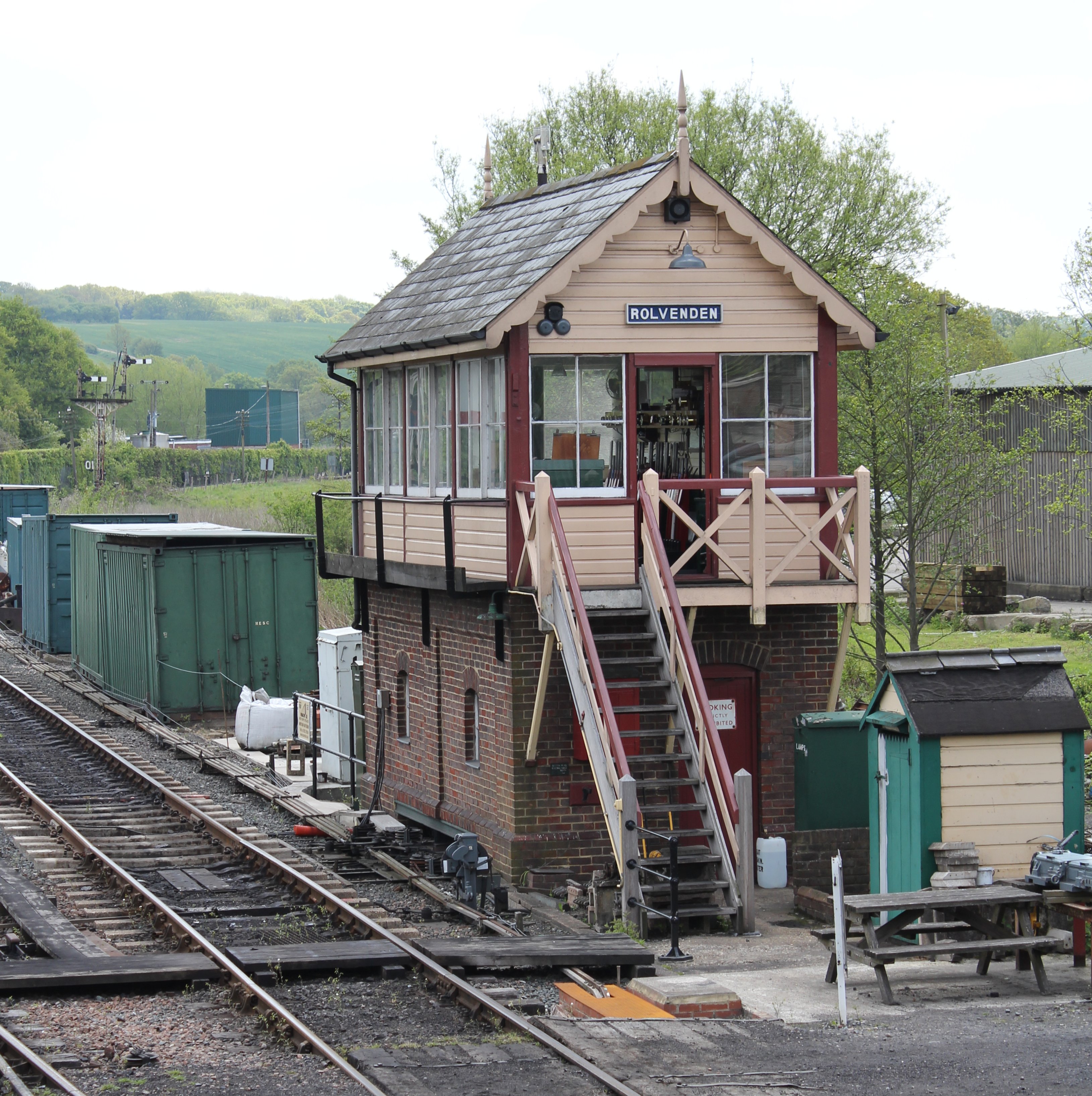 2013 – Kent and East Sussex Railway – Rolvenden – signal box | Loco Yard