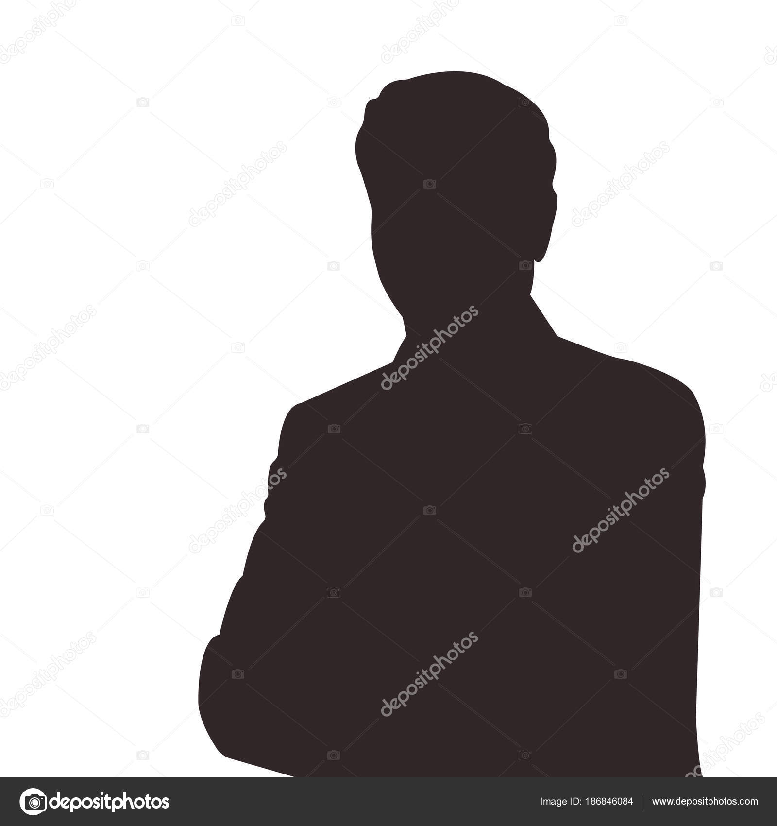 Silhouette of man vector illustration. — Stock Vector © alina.88 ...