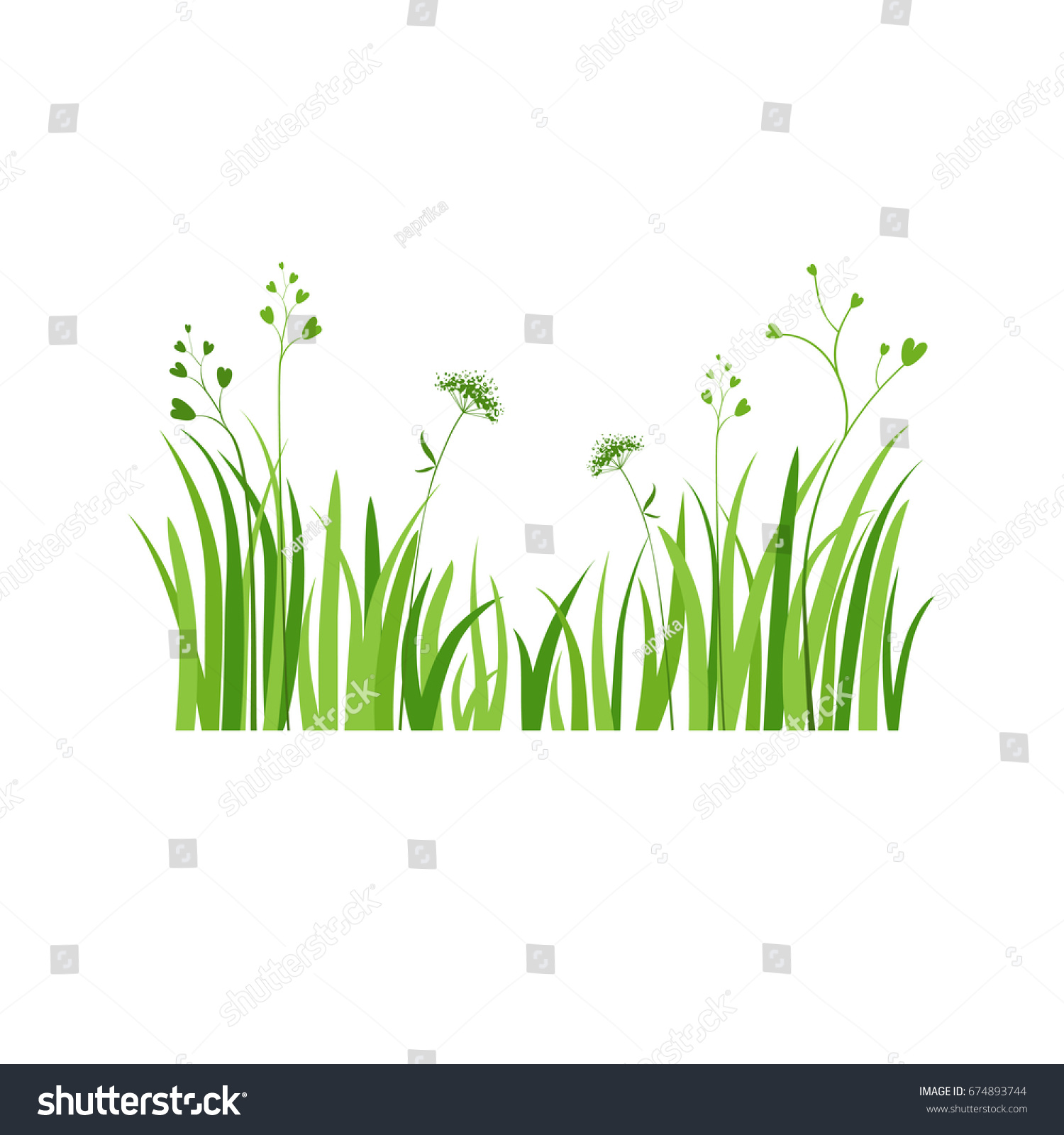 Grass Icon Silhouette Plants Logo Sign Stock Photo (Photo, Vector ...