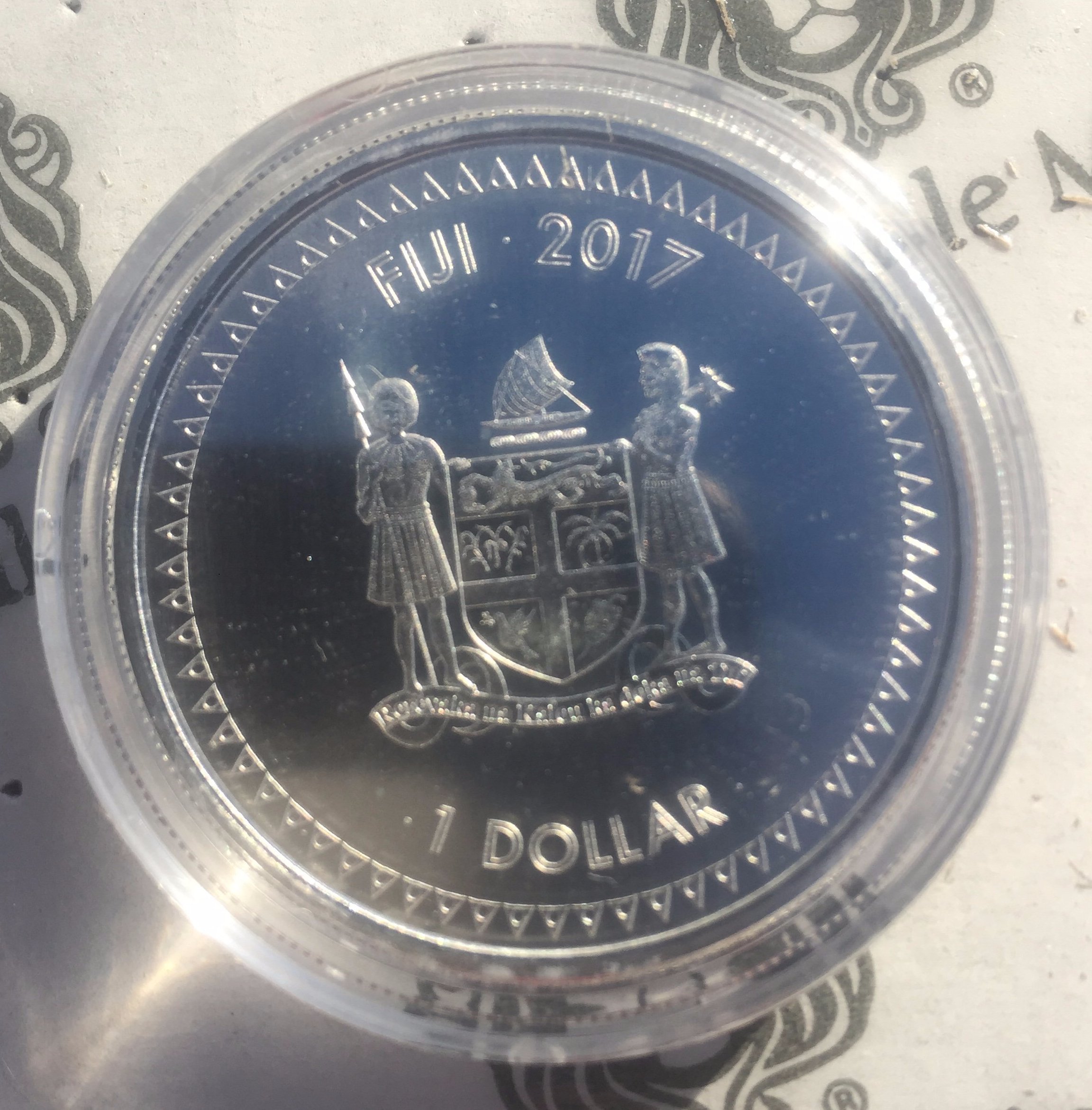 2017 Fiji Great Wave Silver Coin - Scottsdale Mint 1oz, .999 Silver ...
