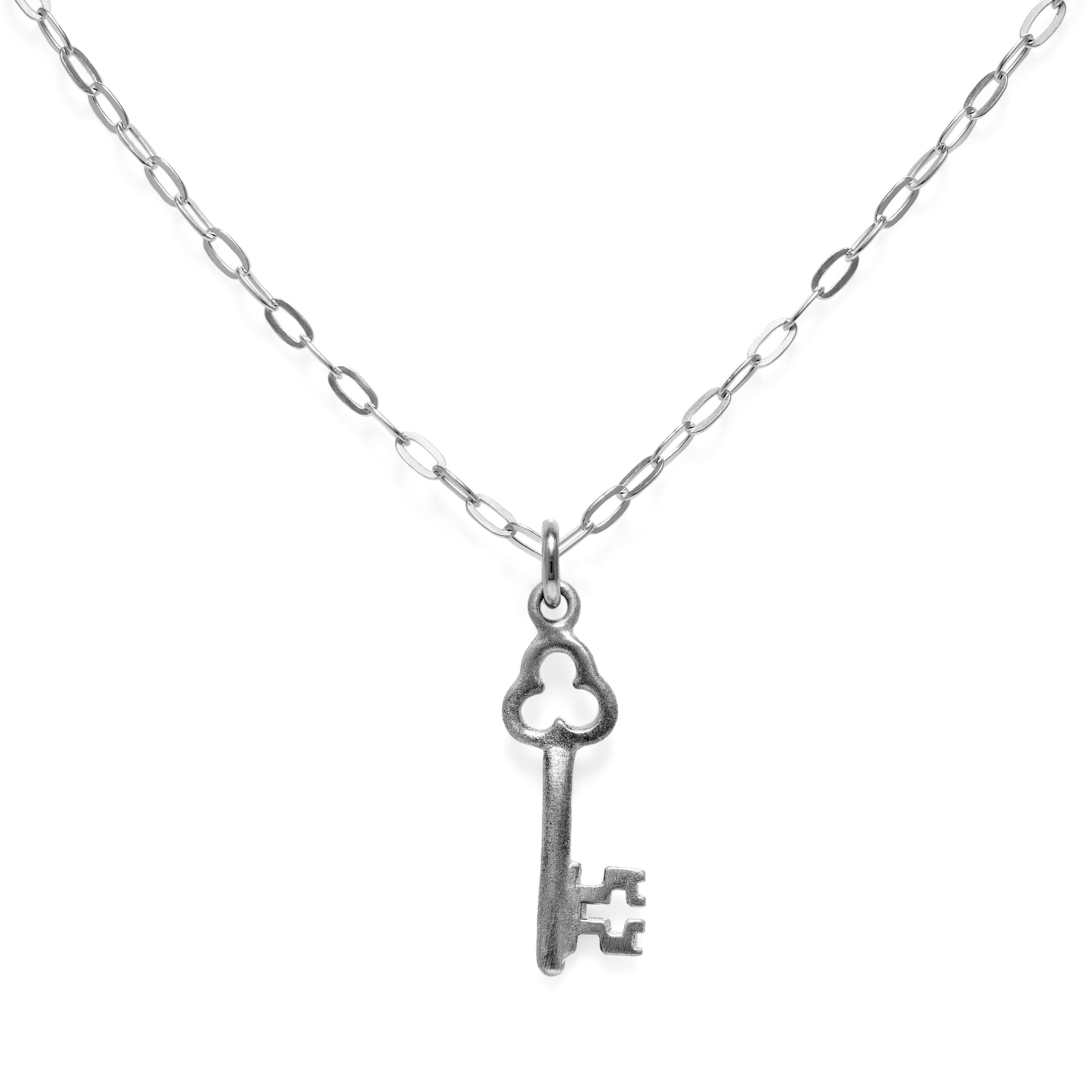 Silver Key Trinket Necklace - The Mother Maker