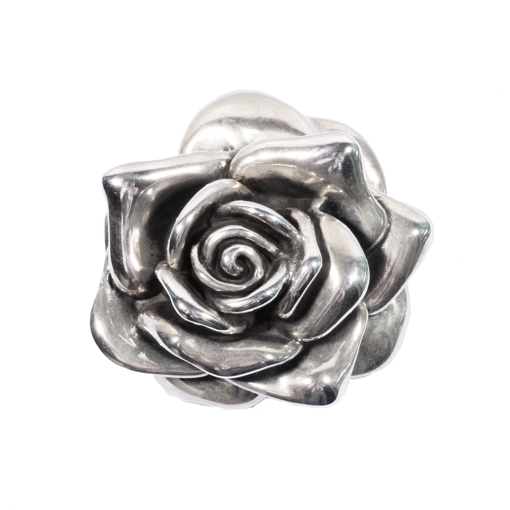 Rose Brooch/Pendant in Sterling Silver | The Family Jewels