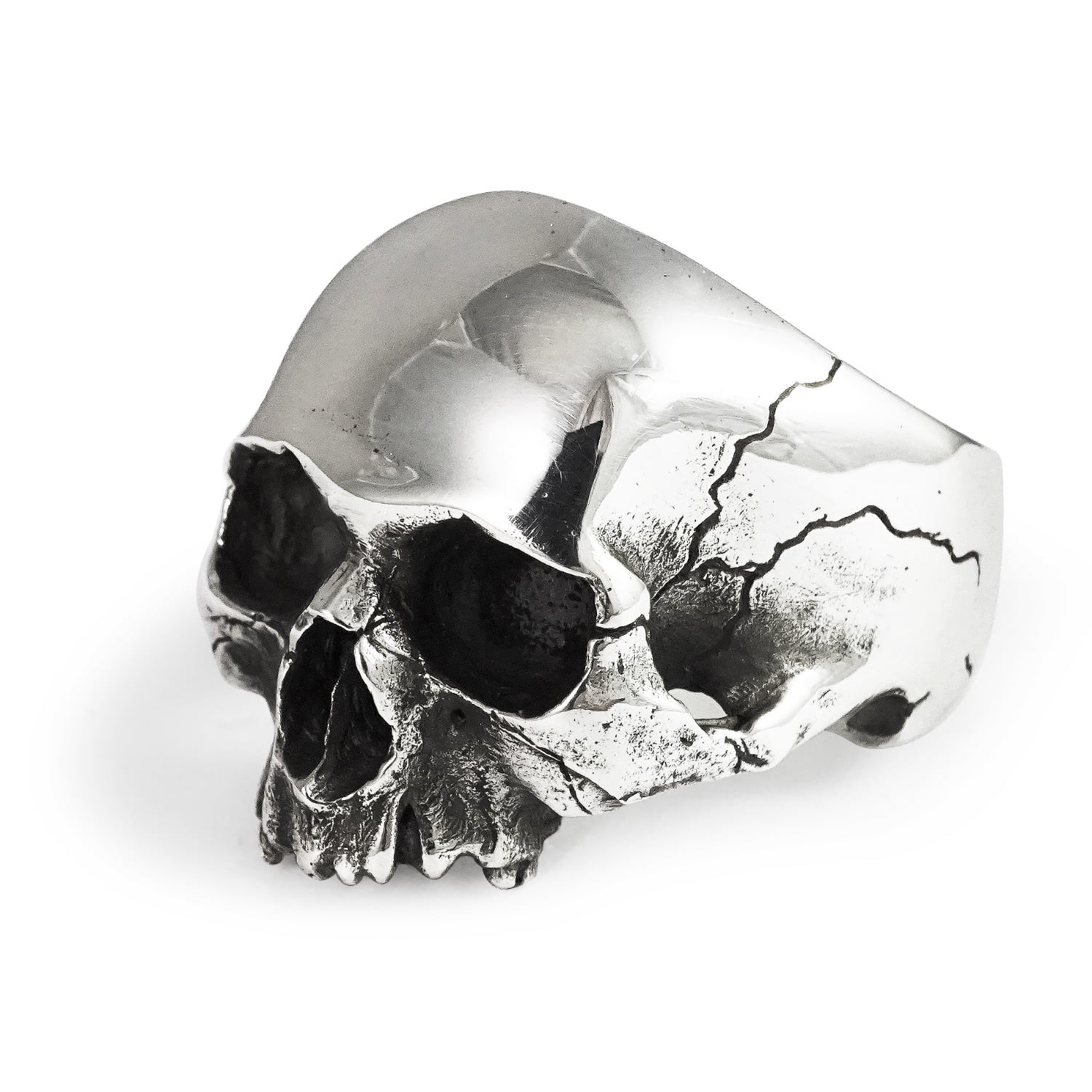 Silver Skull Ring | Frederick Grove | Wolf & Badger