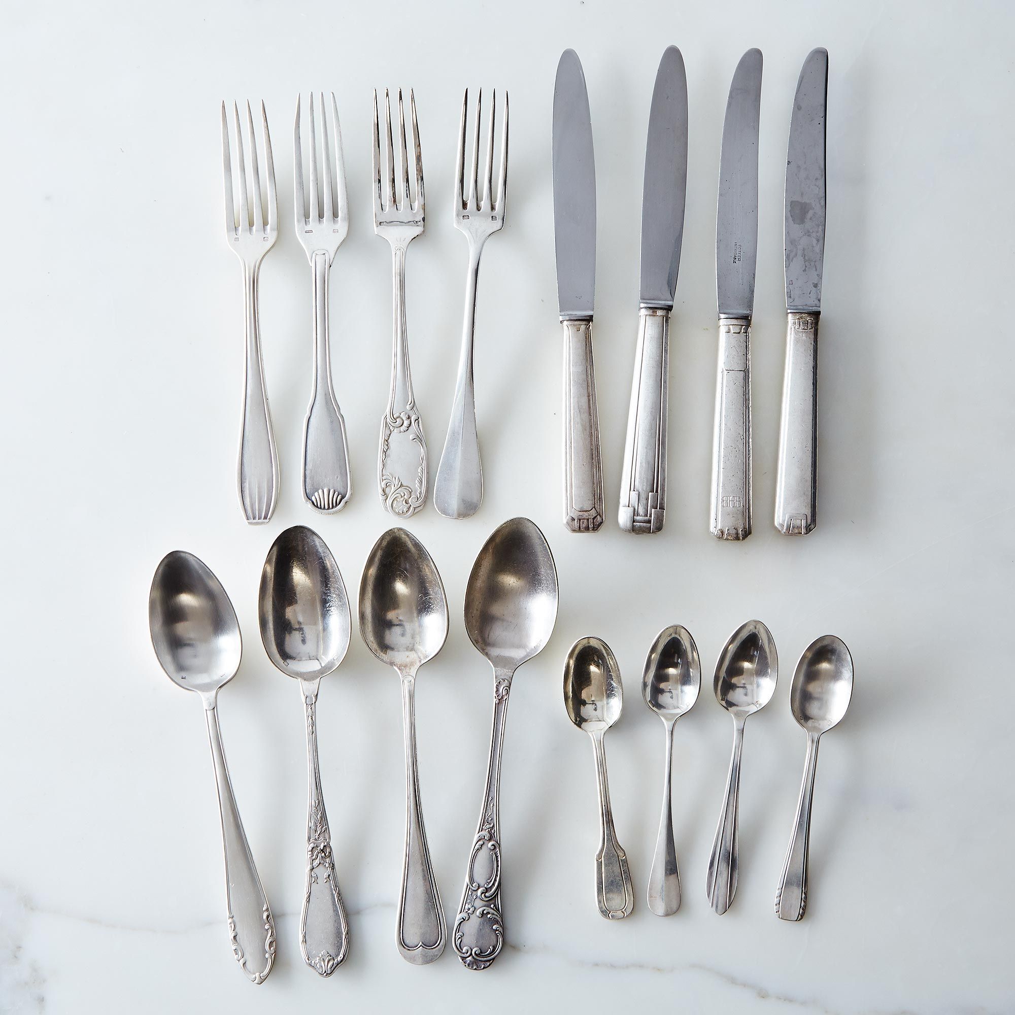Vintage Silver-Plated French Flatware (Set of 4) on Food52