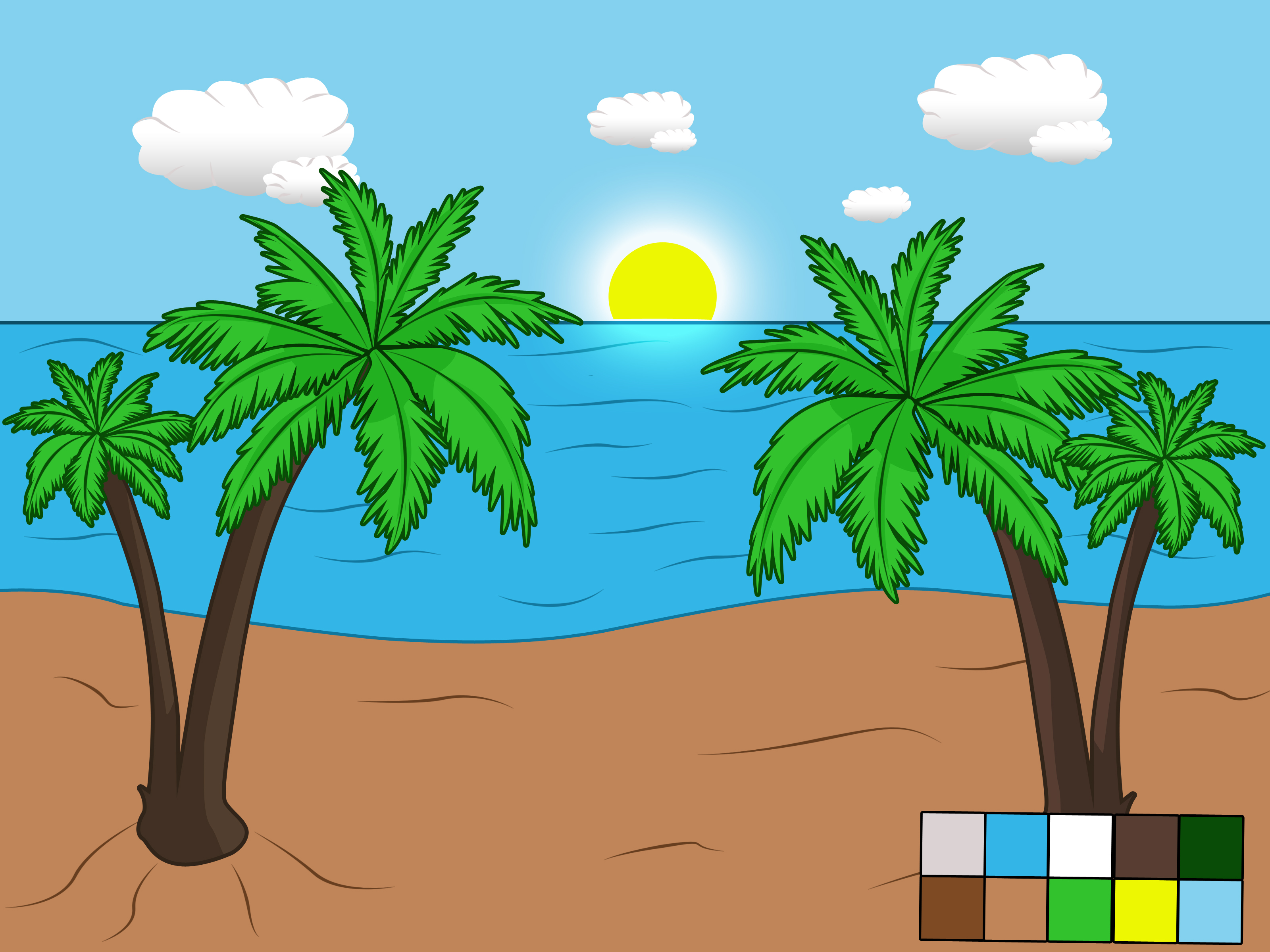 How to Draw a Beach Scene: 6 Steps (with Pictures) - wikiHow