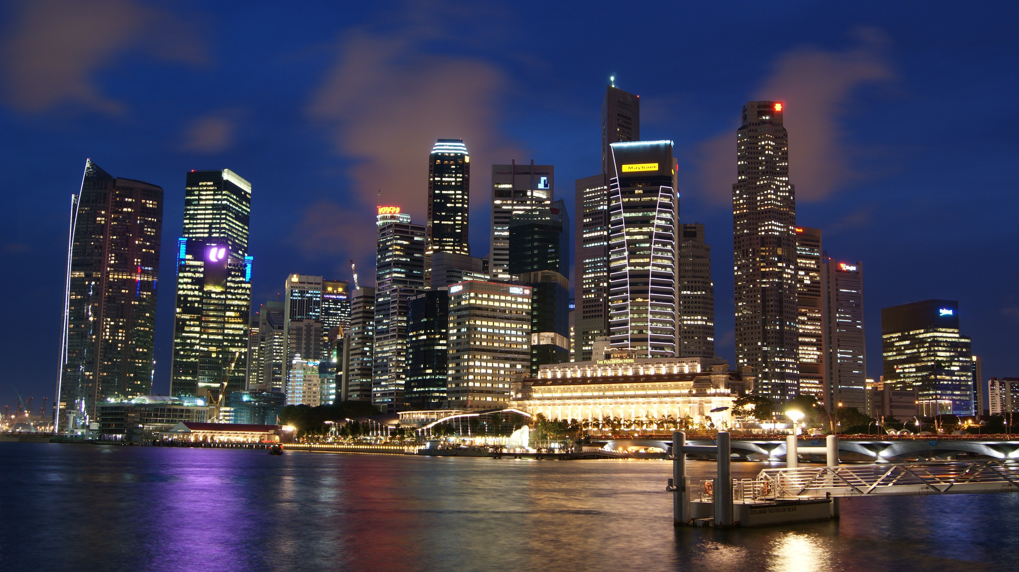 File:Singapore Skyline at Night with Blue Sky.JPG - Wikimedia Commons