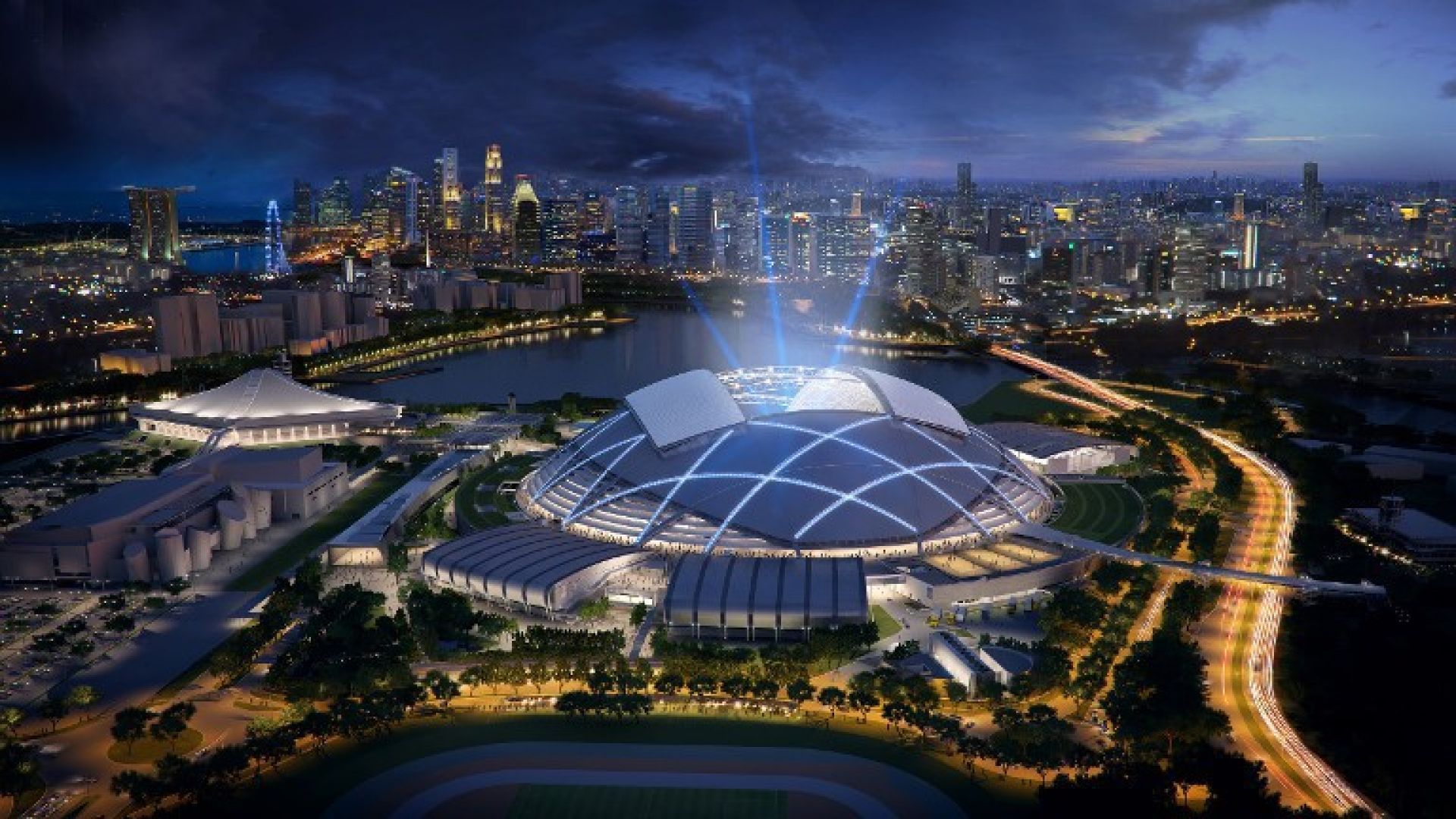 Singapore Sports Hub at National Stadium