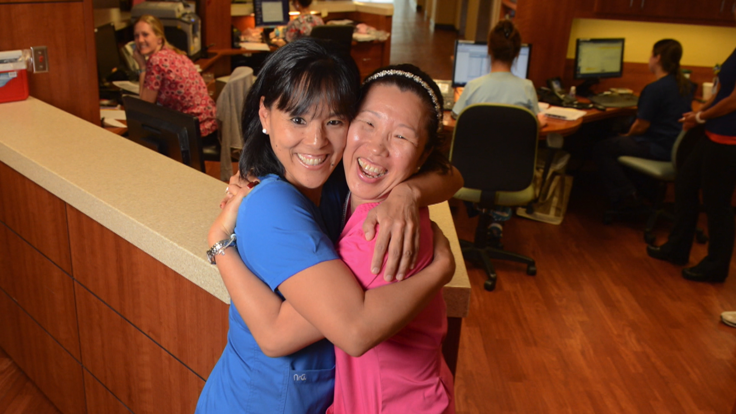 Orphaned sisters reunite after 40 years — working in the same hospital