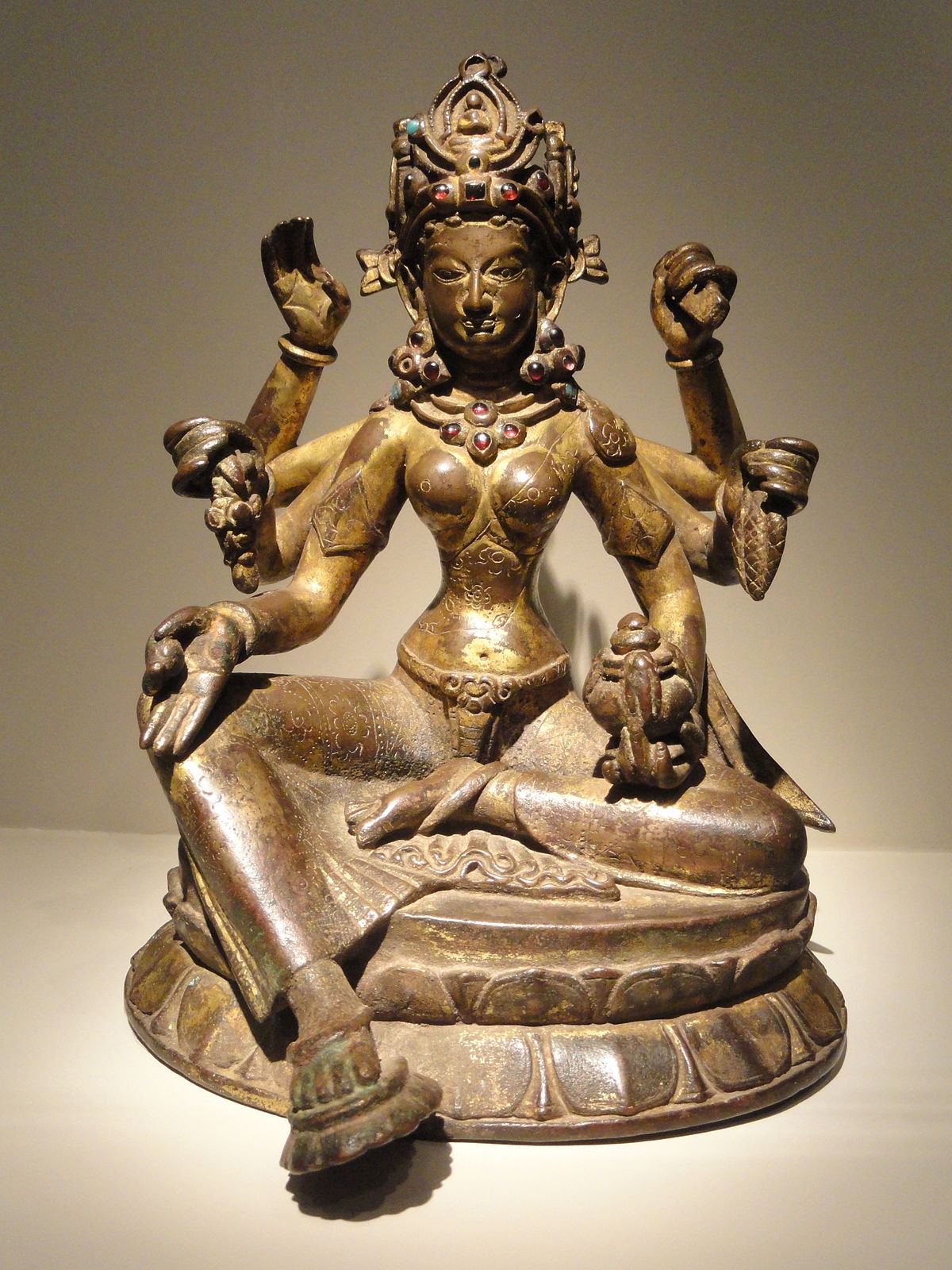 Six-armed buddha photo