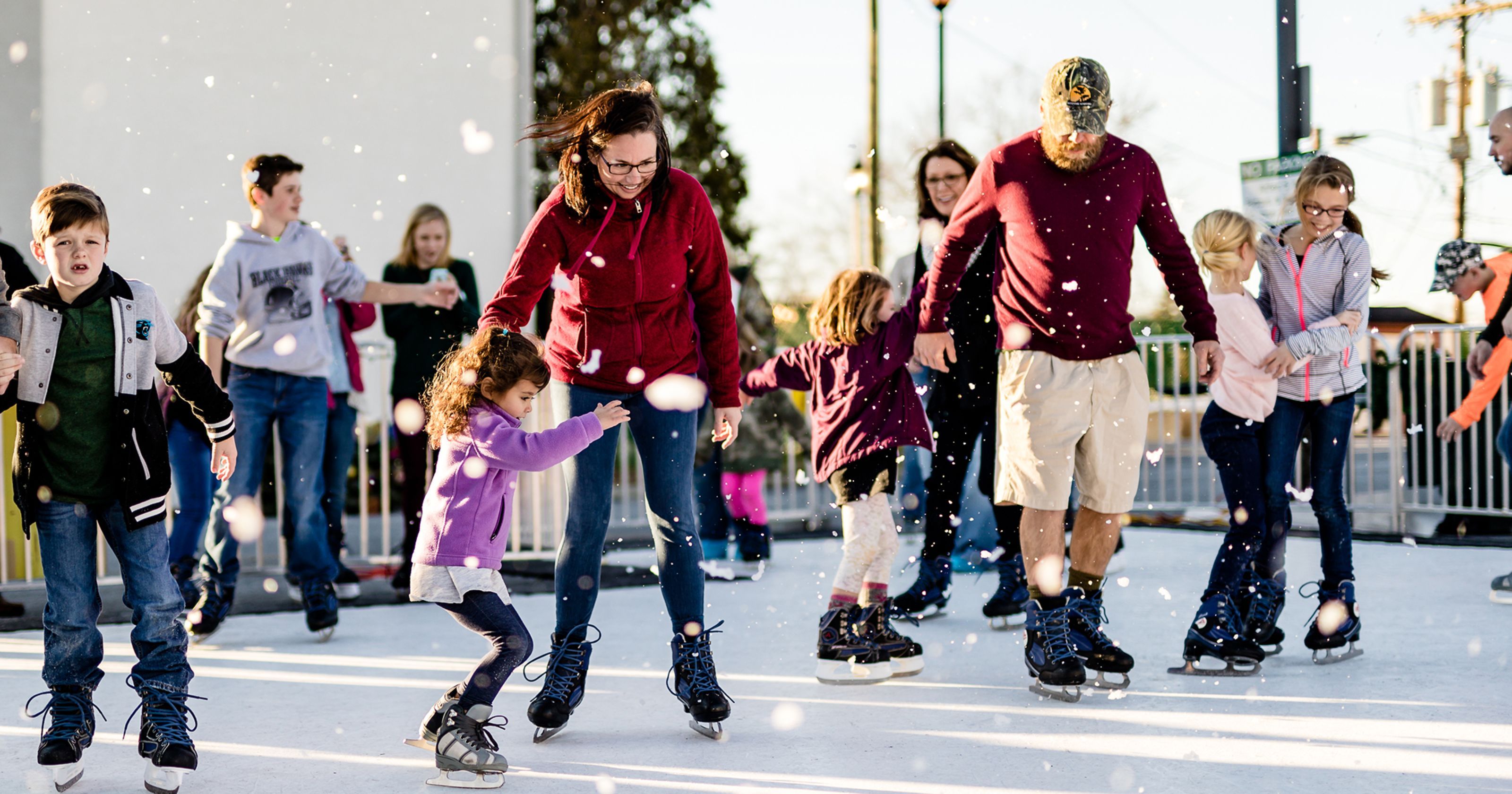 Go ice skating in downtown Hendersonville Dec. 19-Jan. 1