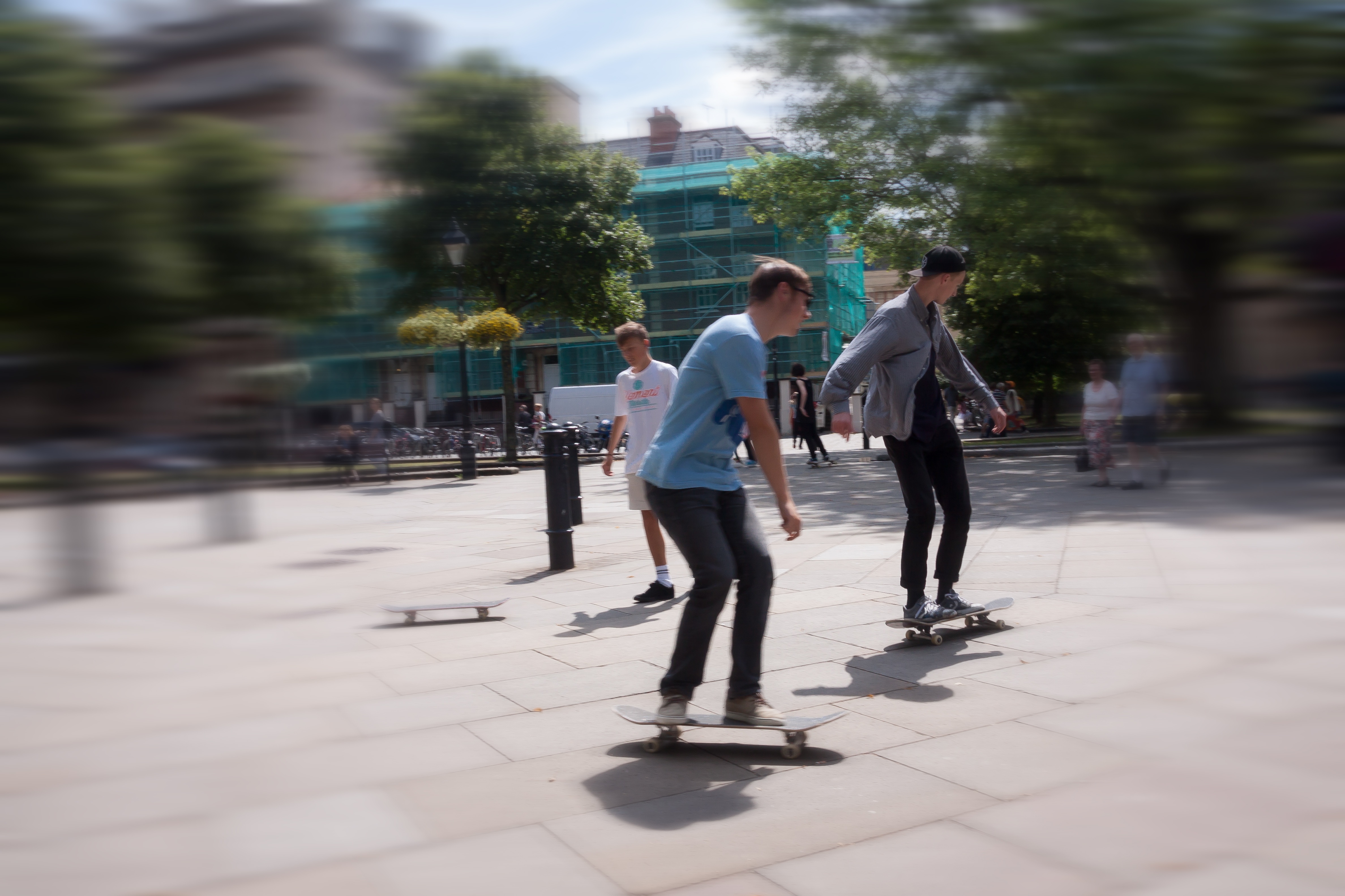 Skating in the city photo