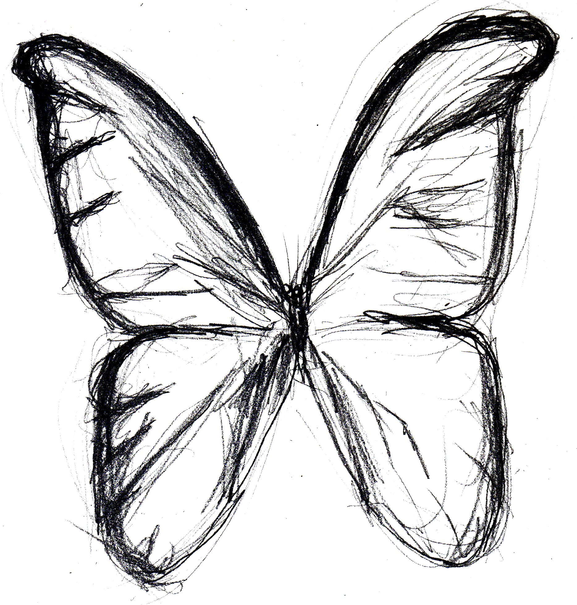 butterfly sketch by ~eMokid64 on deviantART | Tattoos | Pinterest ...