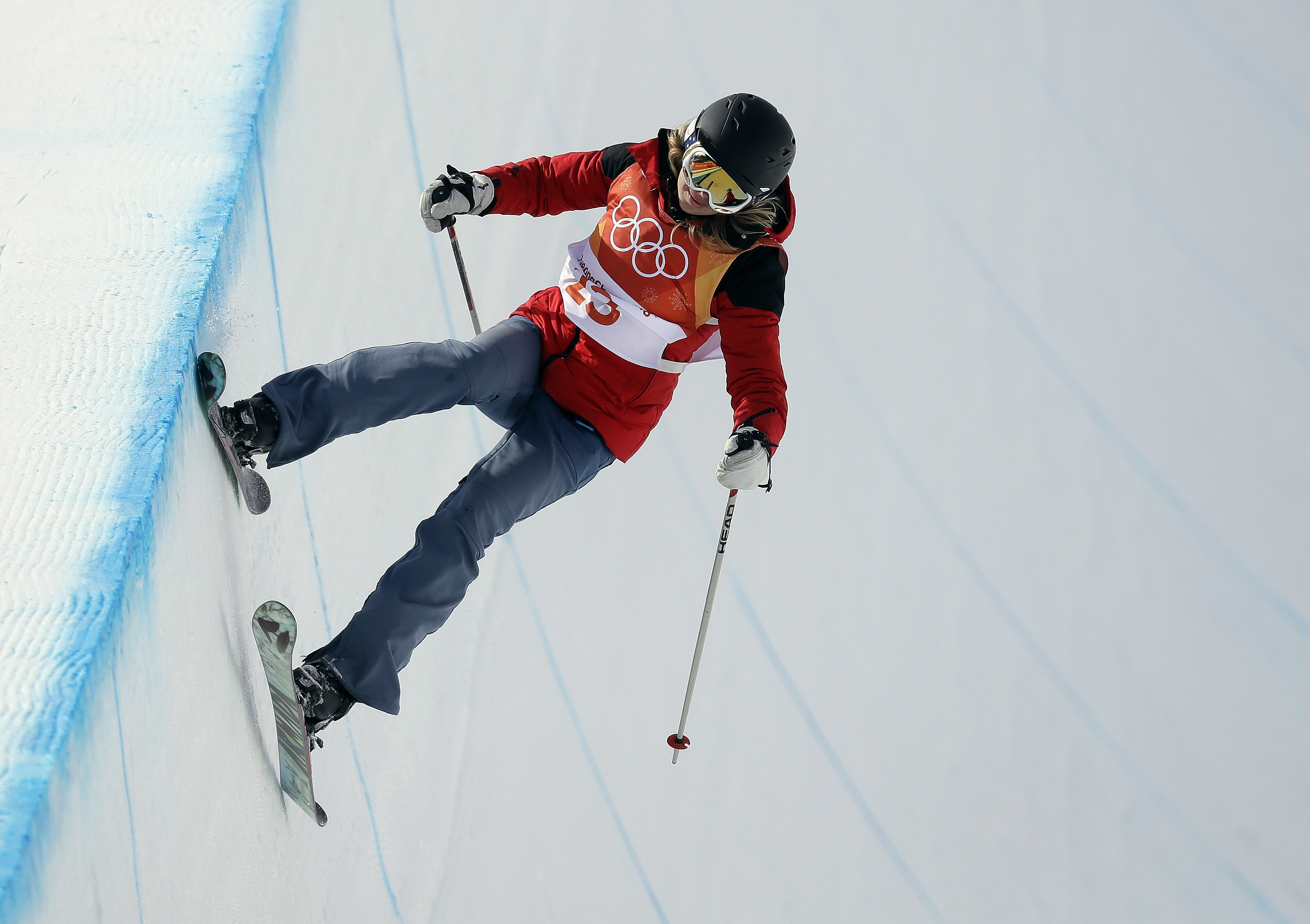 How a skier with no tricks made it to the Olympic halfpipe
