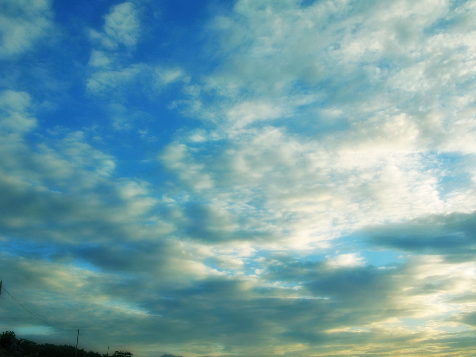 Sky & blue clouds photo