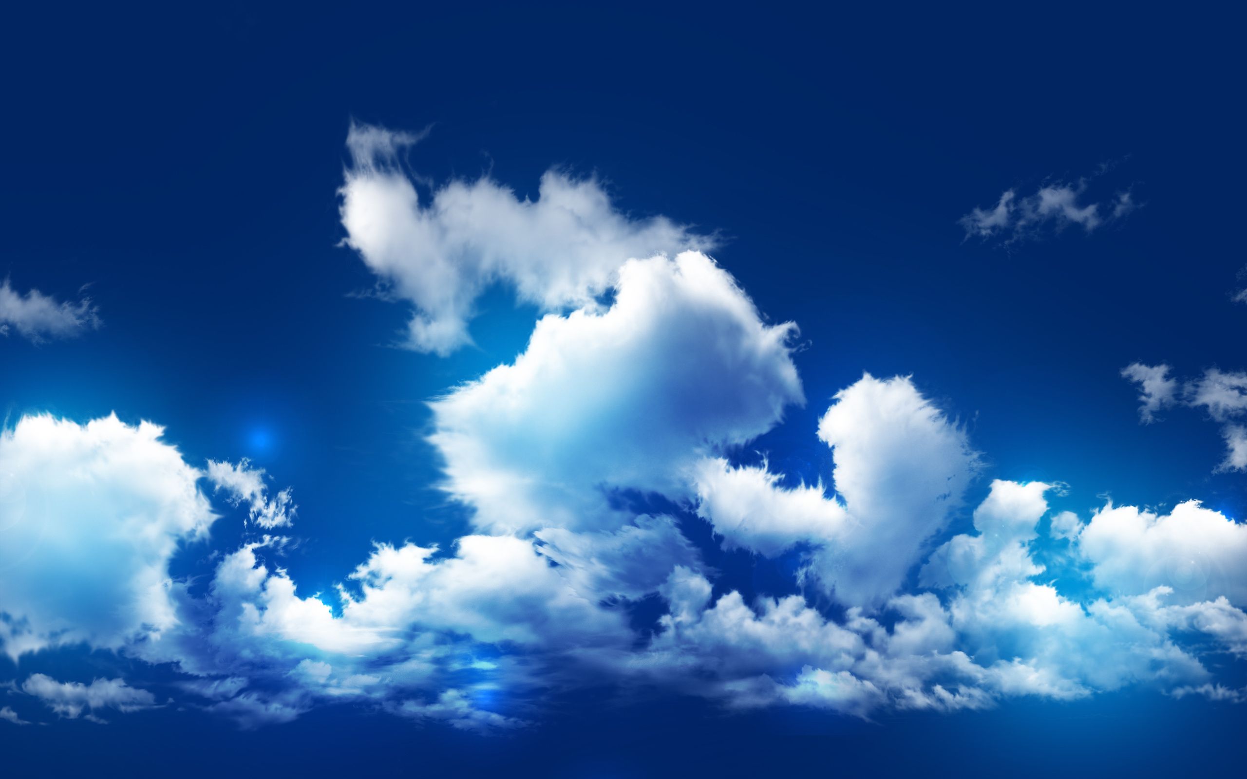 Blue Sky And Clouds Wallpaper | All Wallpapers | Pinterest | Cloud ...