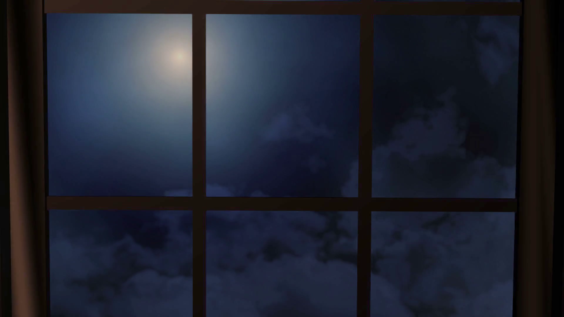Fireball In The Night Sky Outside Window Motion Background - Videoblocks