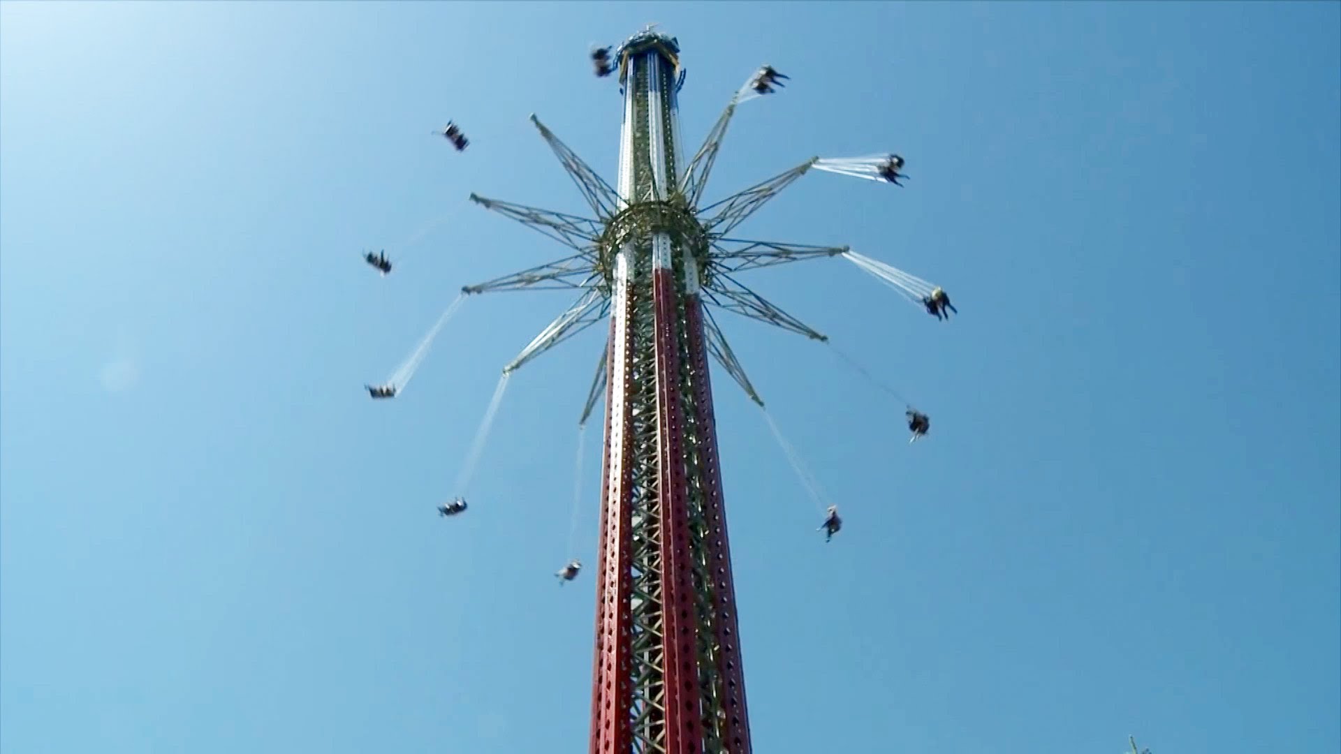 Sky Screamer Worlds Tallest Swing Ride Six Flags New England POV and ...