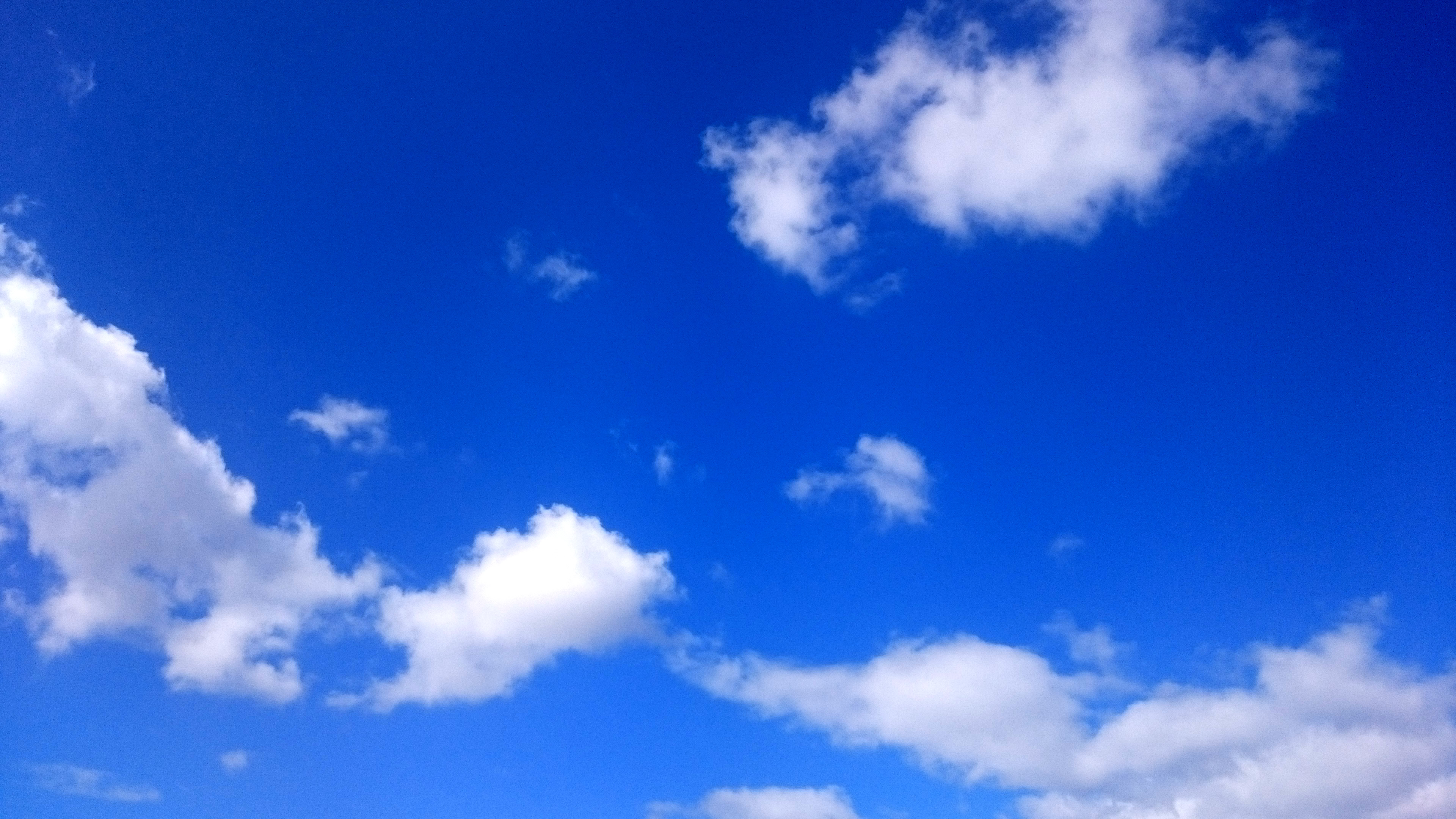 Beautiful blue sky with clouds | Born Brilliant image stock