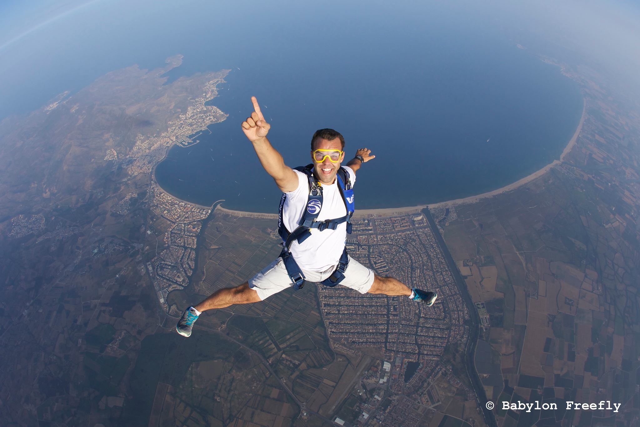 Lesley Gale: We're skydivers so…