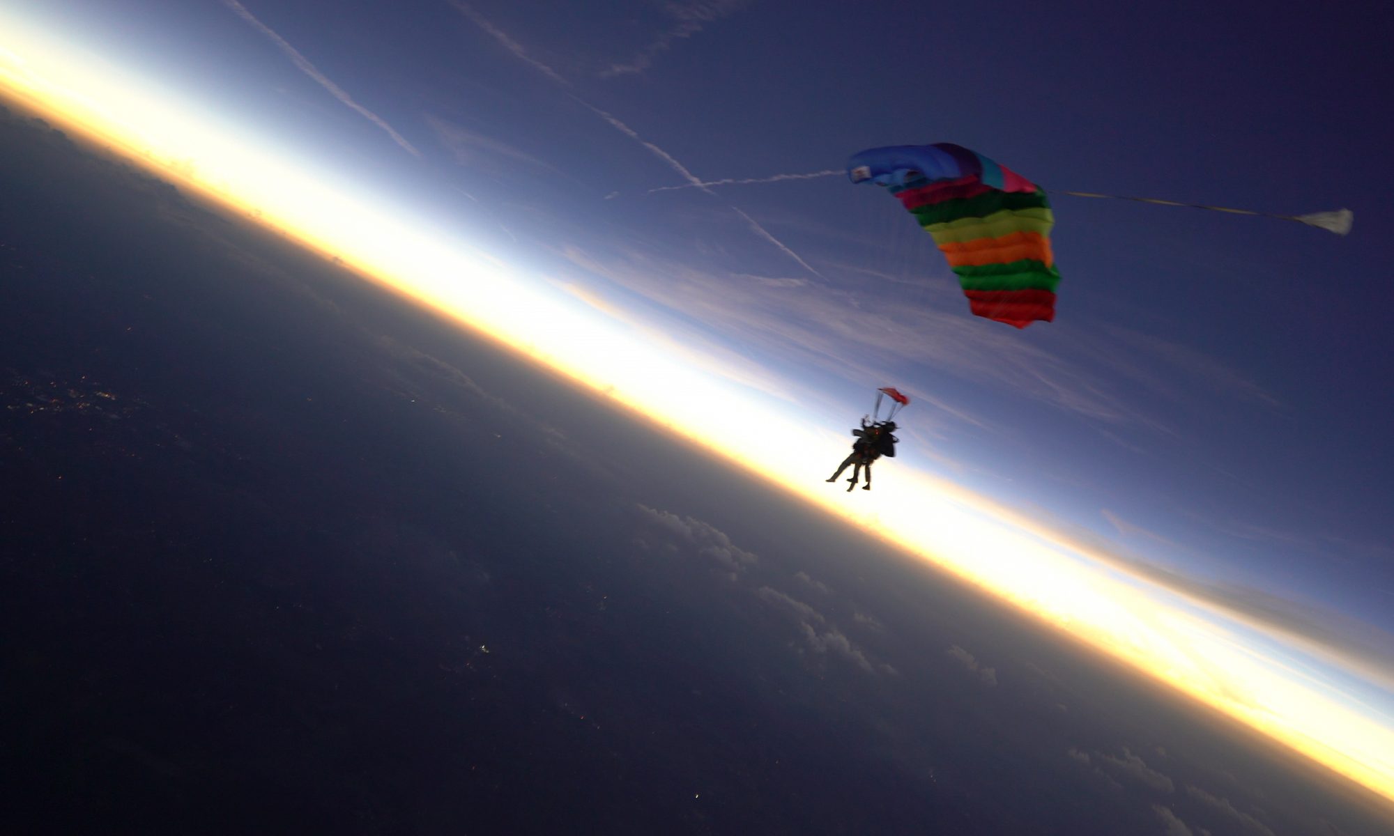 Skydiver snapshot photo