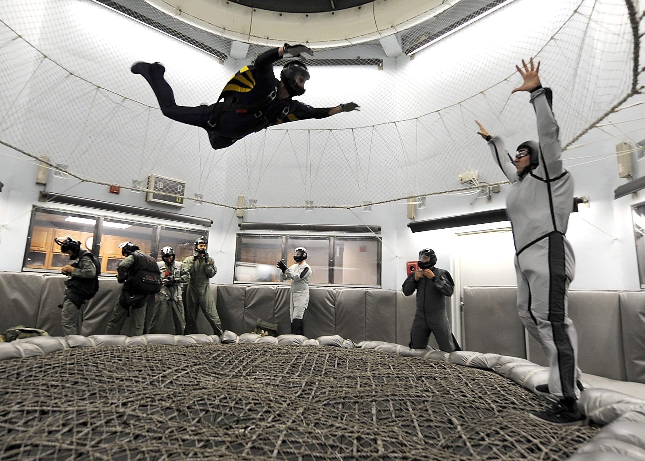 Skydiving simulation photo