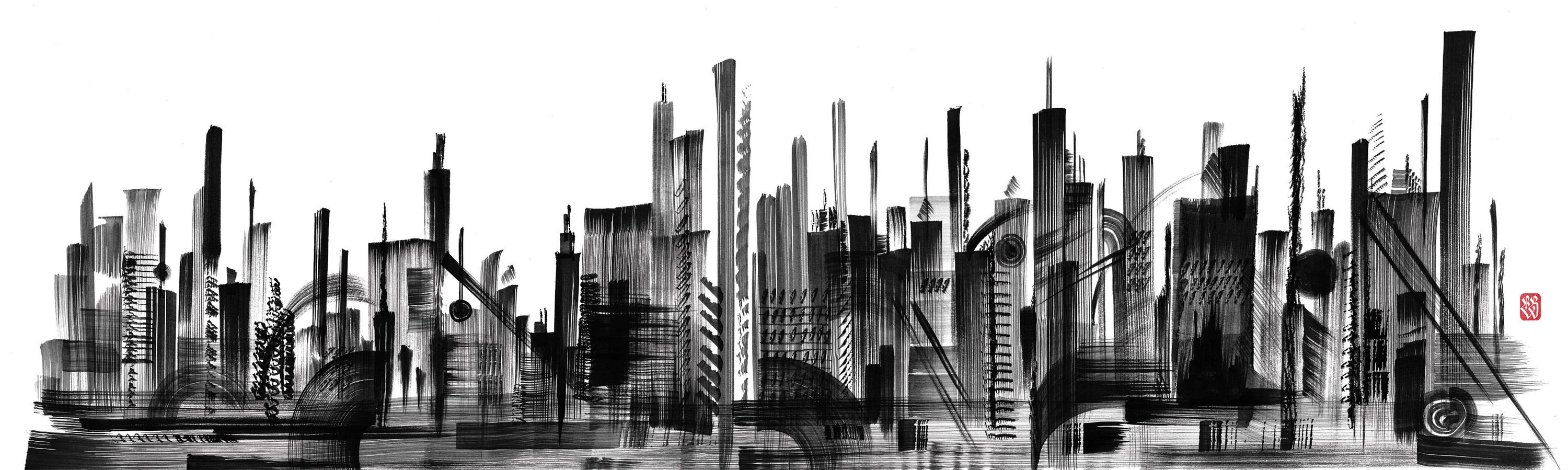 SKYLINE - Wall coverings / wallpapers from LONDONART | Architonic
