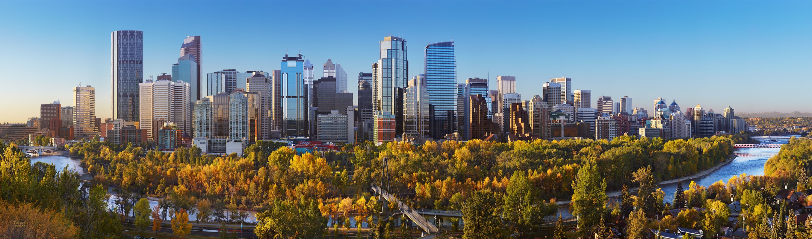 Calgary Skyline Evolution : canada