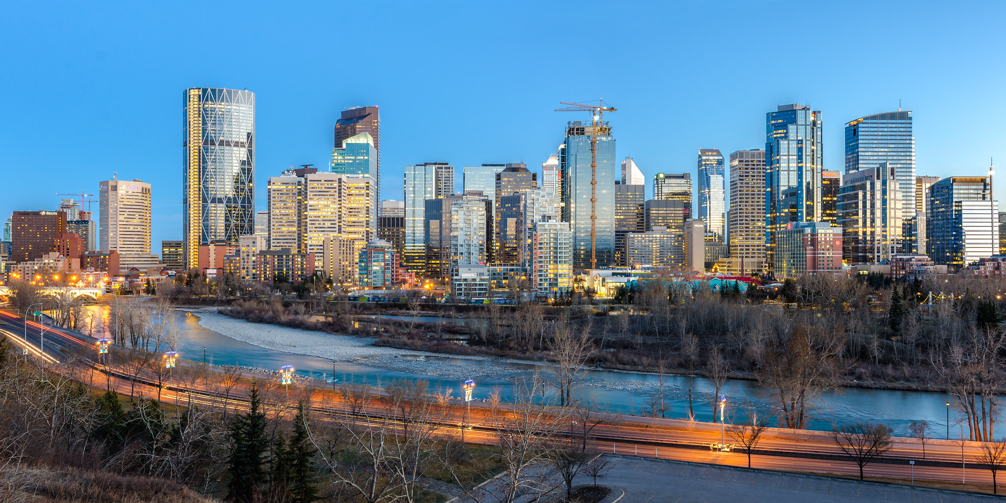 Shooting Calgary's Skyline - Another Angle