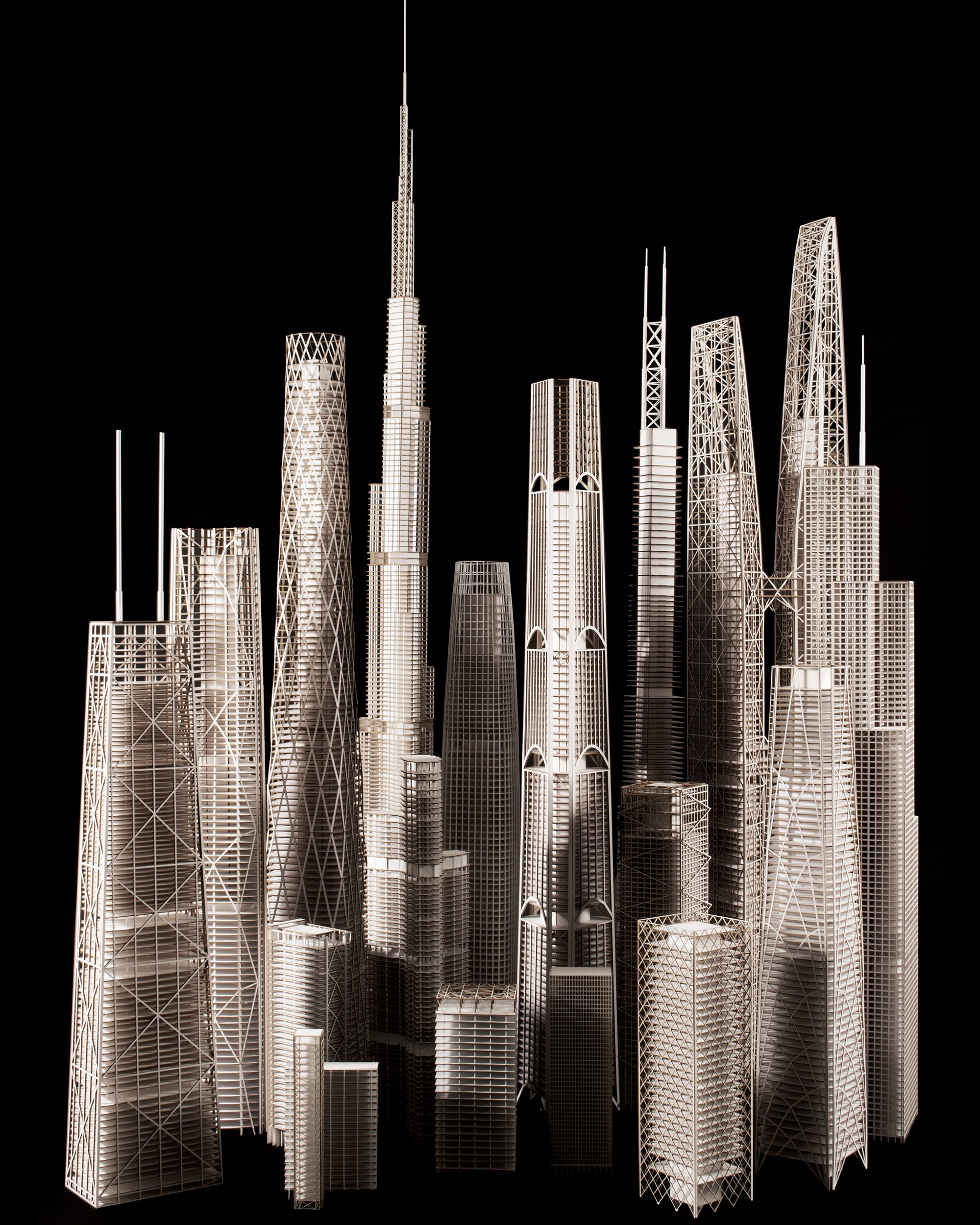 Engineering Architecture: 20 Models Reveal How Skyscrapers Work