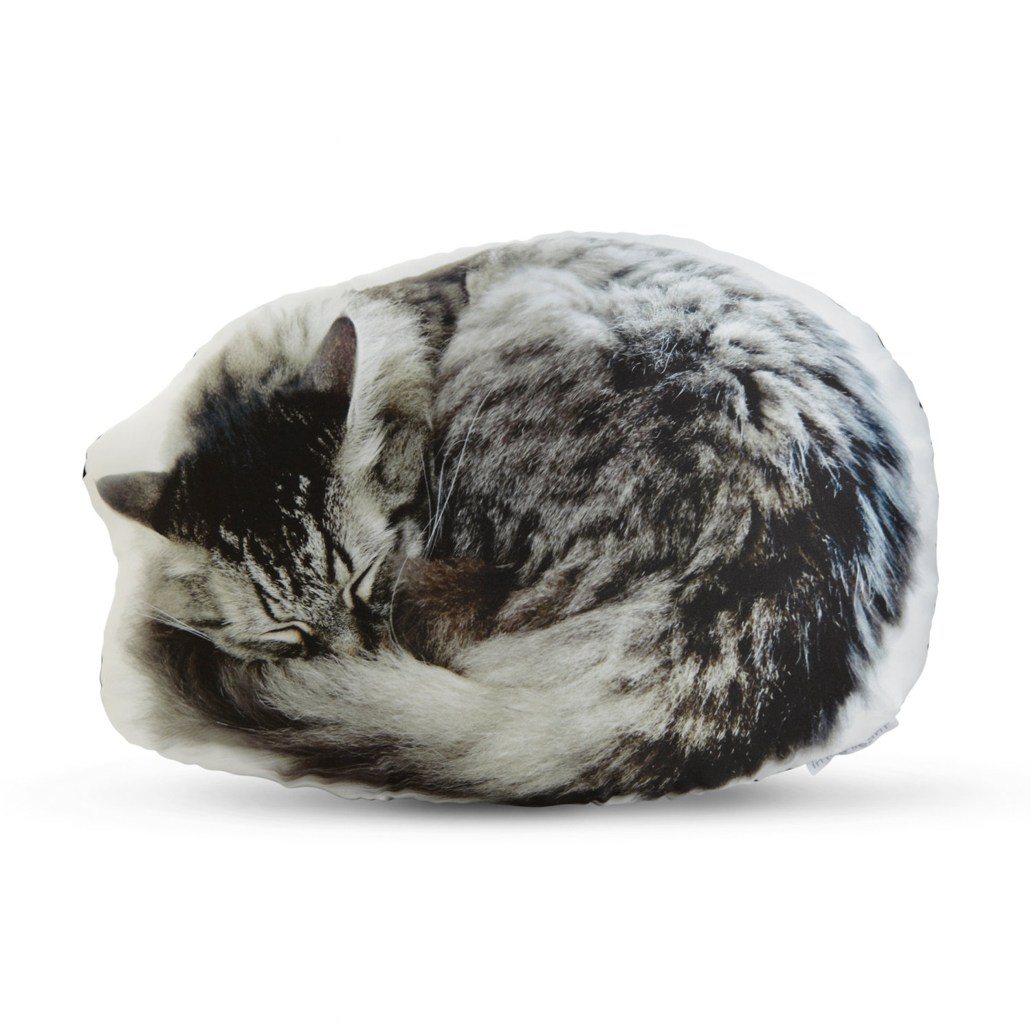Sleeping Cat Printed Pillow