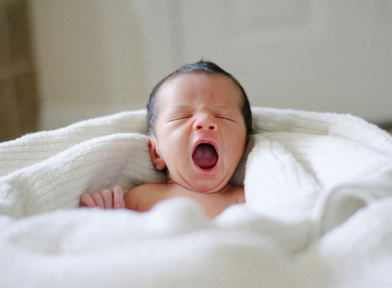 Sleeping newborn photo