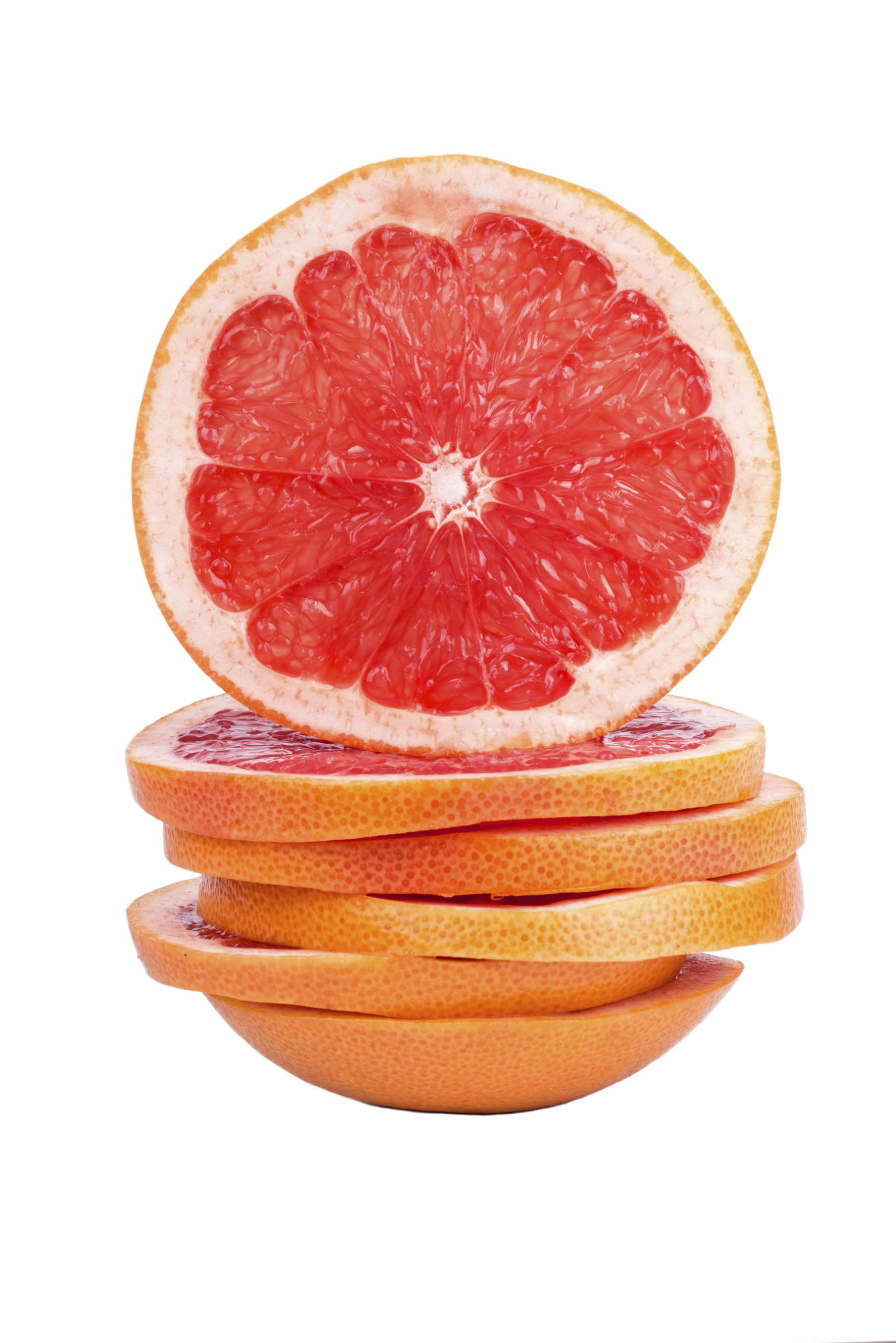 Slice grapefruit photo