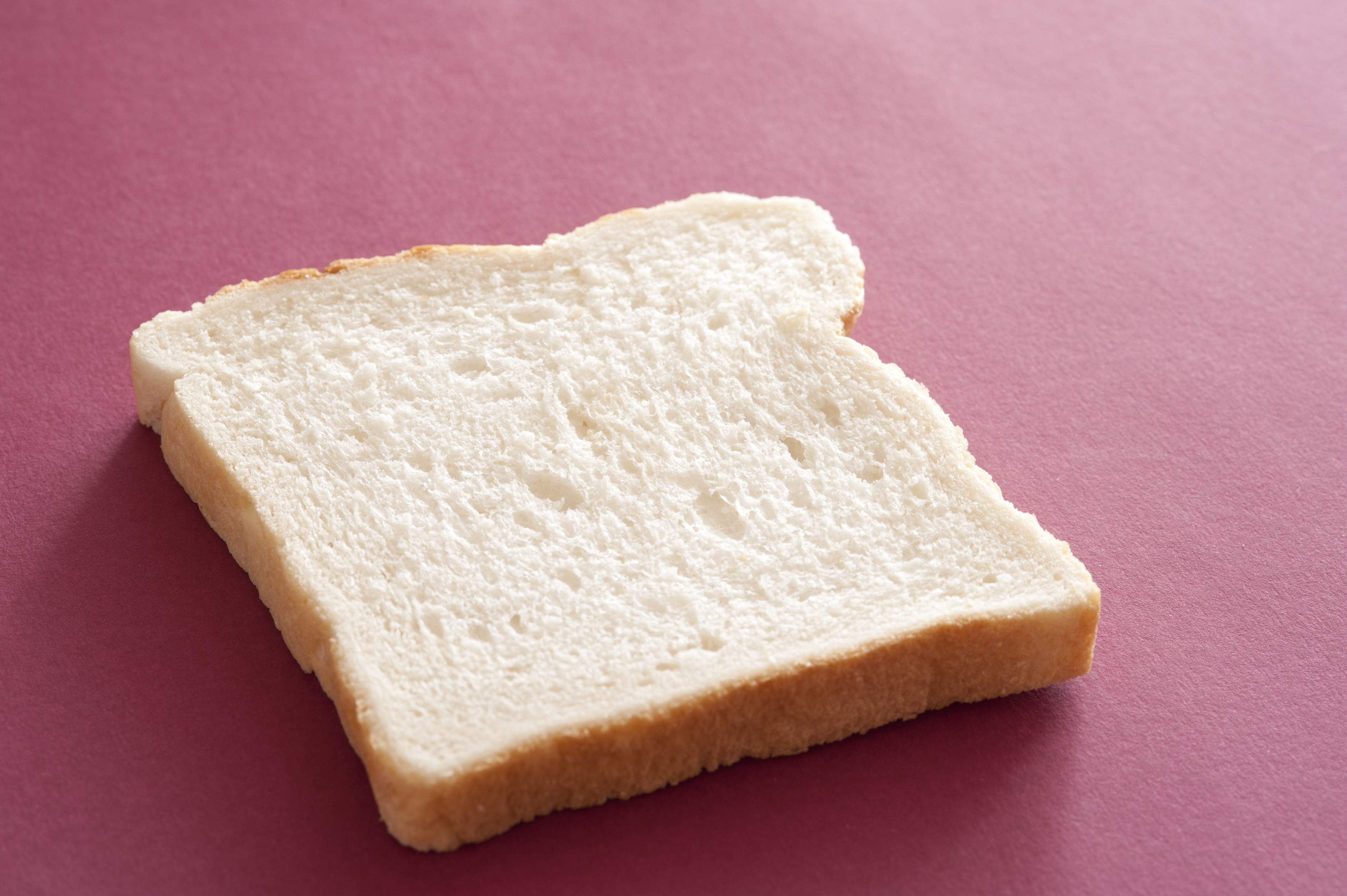 Slice of fresh white bread - Free Stock Image