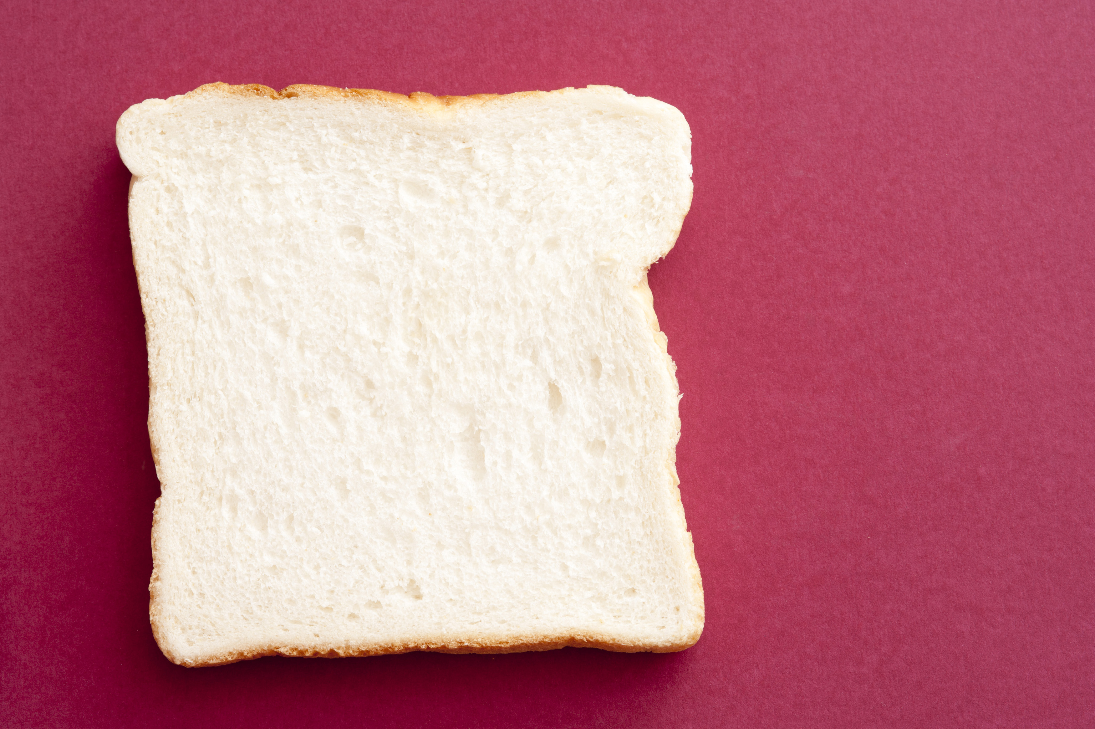 One slice of white bread - Free Stock Image