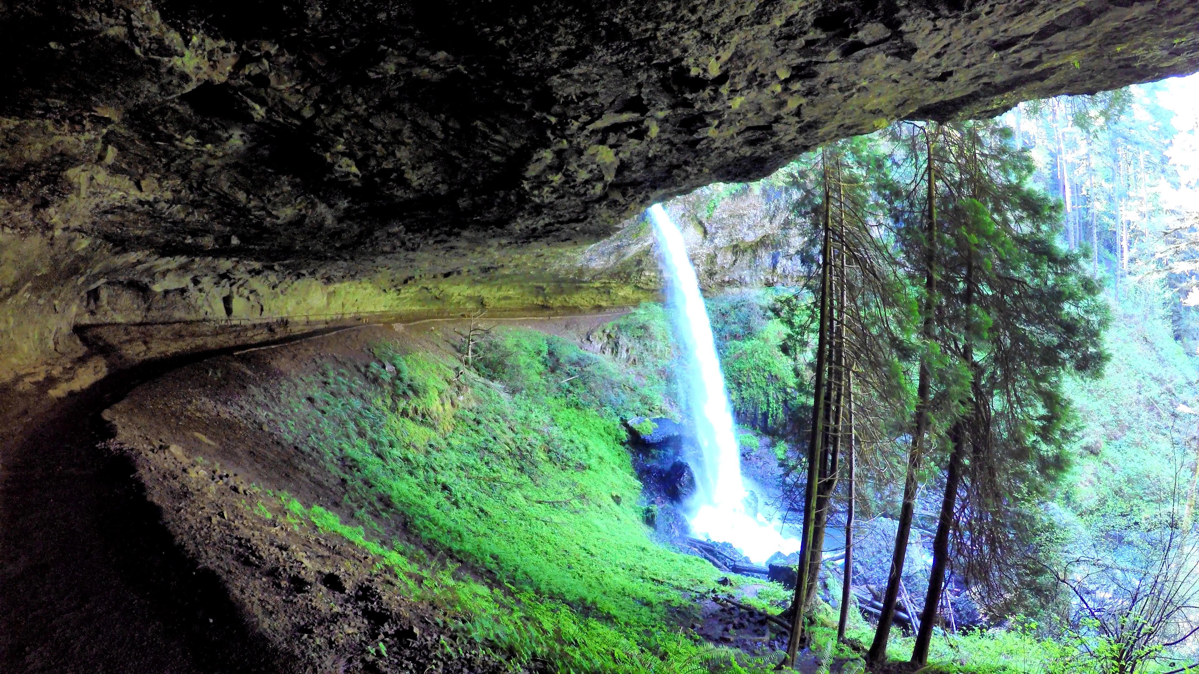 North Falls, Silver Falls State Park, Oregon - YouTube