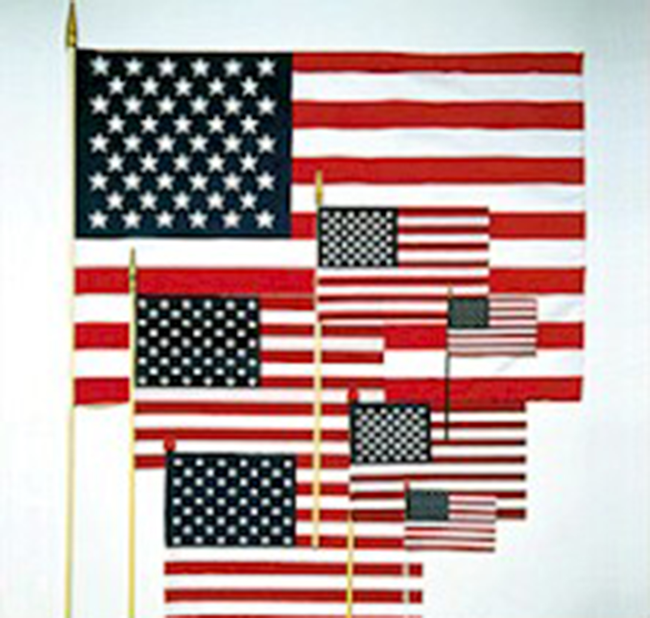 Car windows Flags and mini banners USA and International