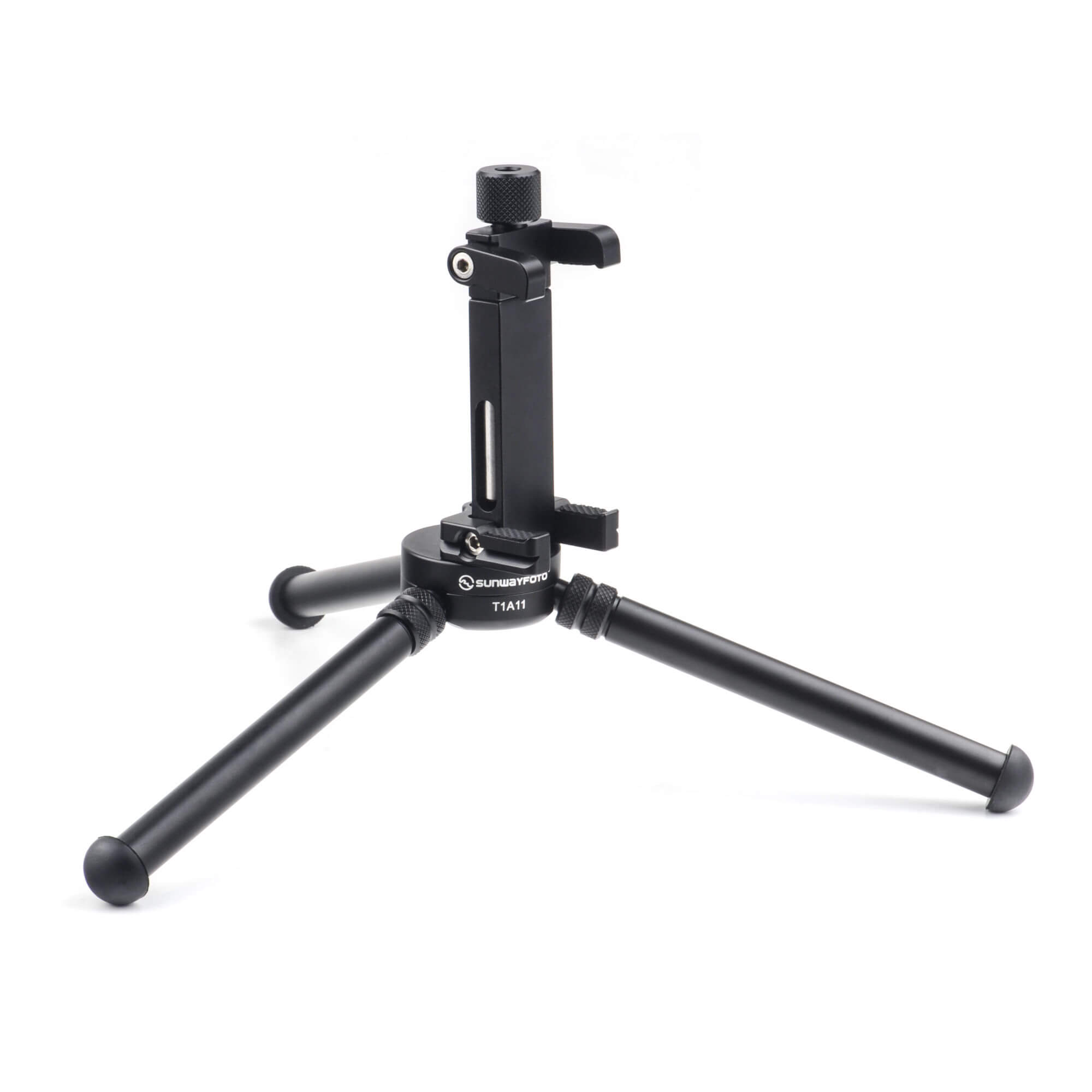 Sunwayfoto T1A11-T1 small tripod with CPC-02 smartphone holder
