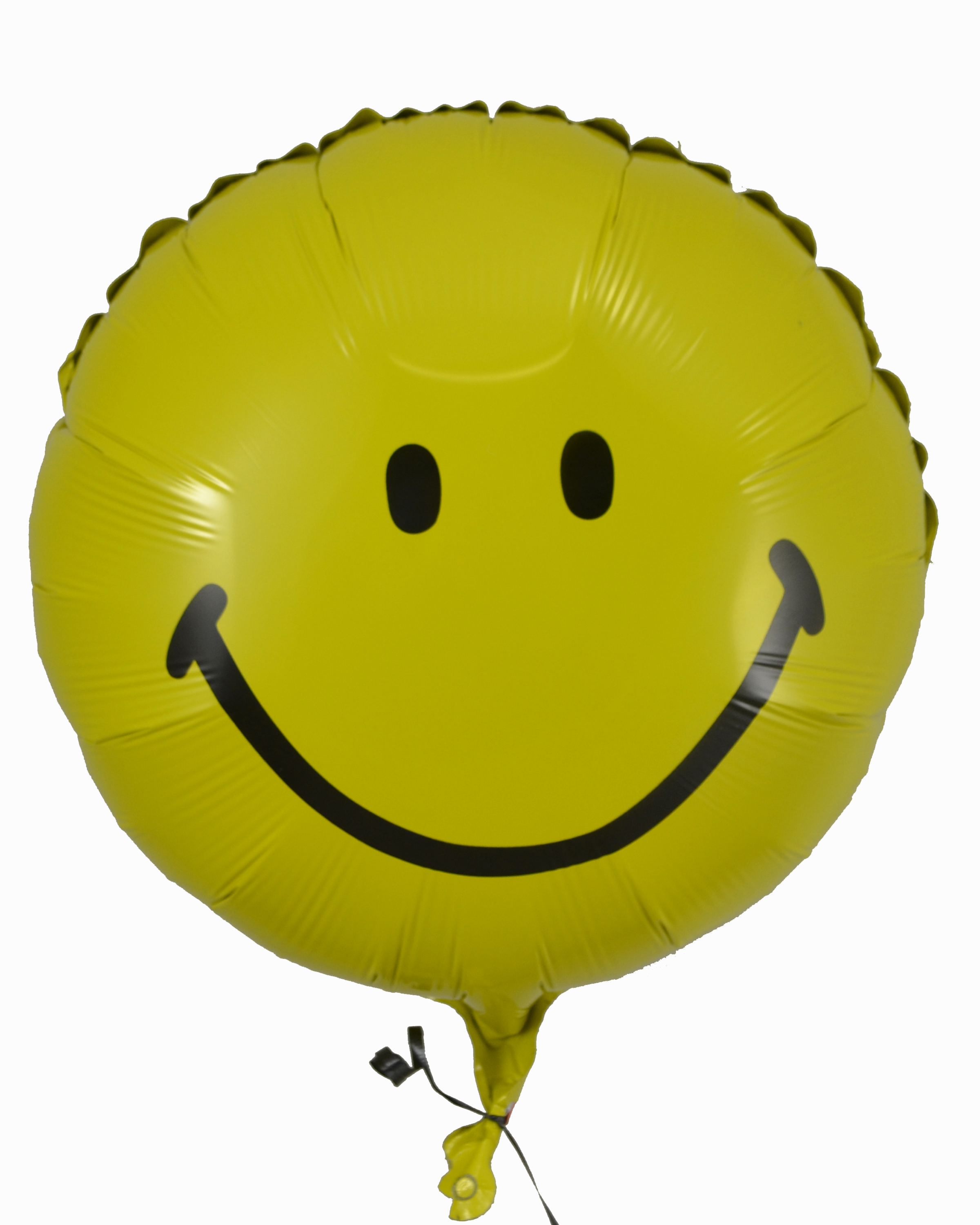 Yellow Smiley Face Mylar Balloon – Flower Patch