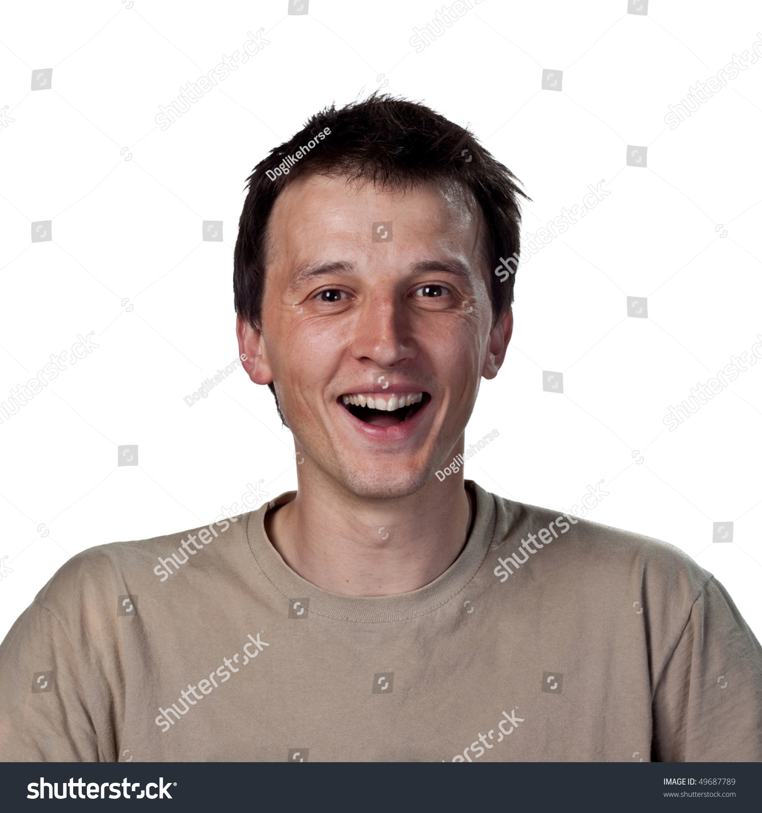 Smiling Young Man Stock Photo 49687789 - Shutterstock