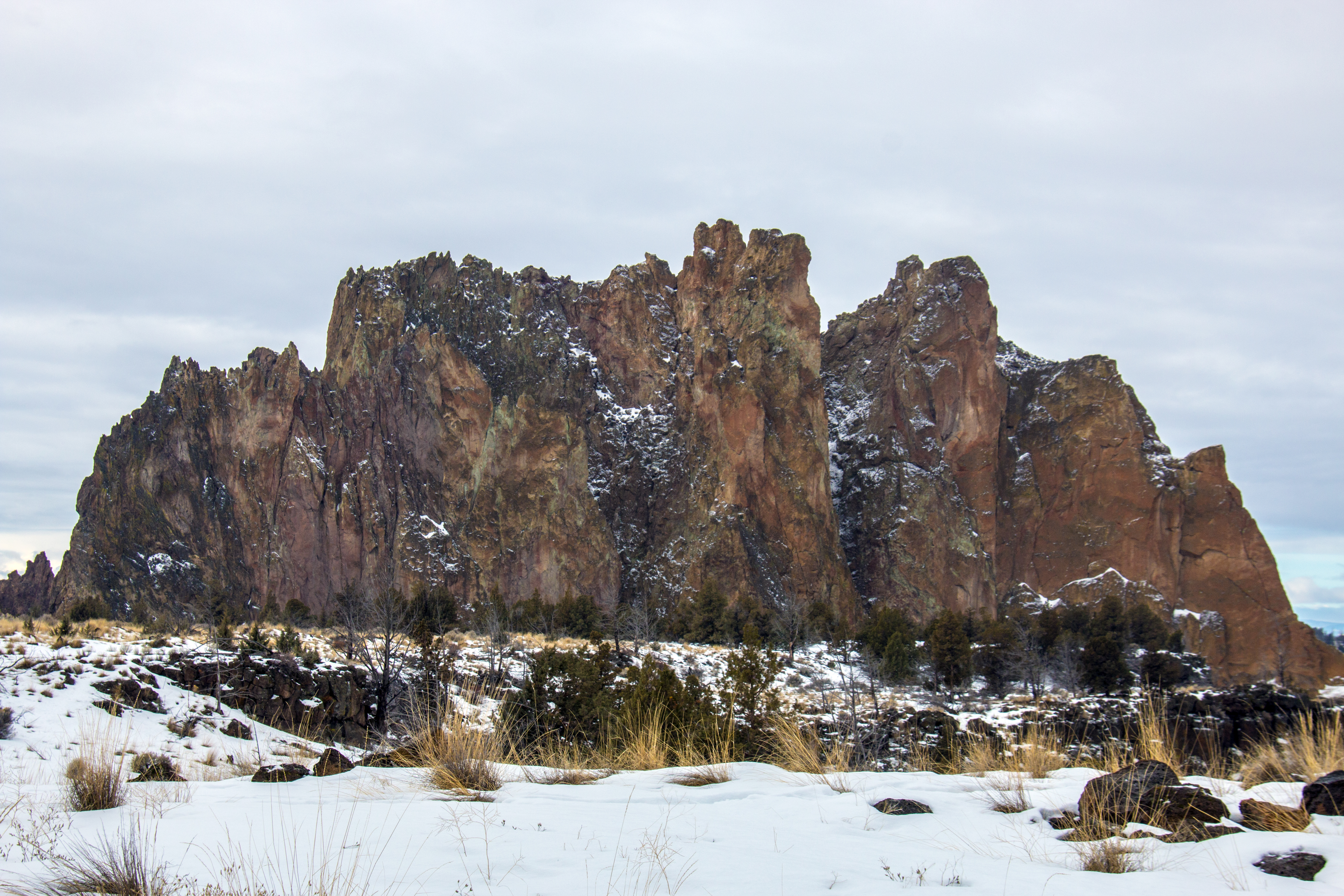 Smith rock, oregon, winter photo