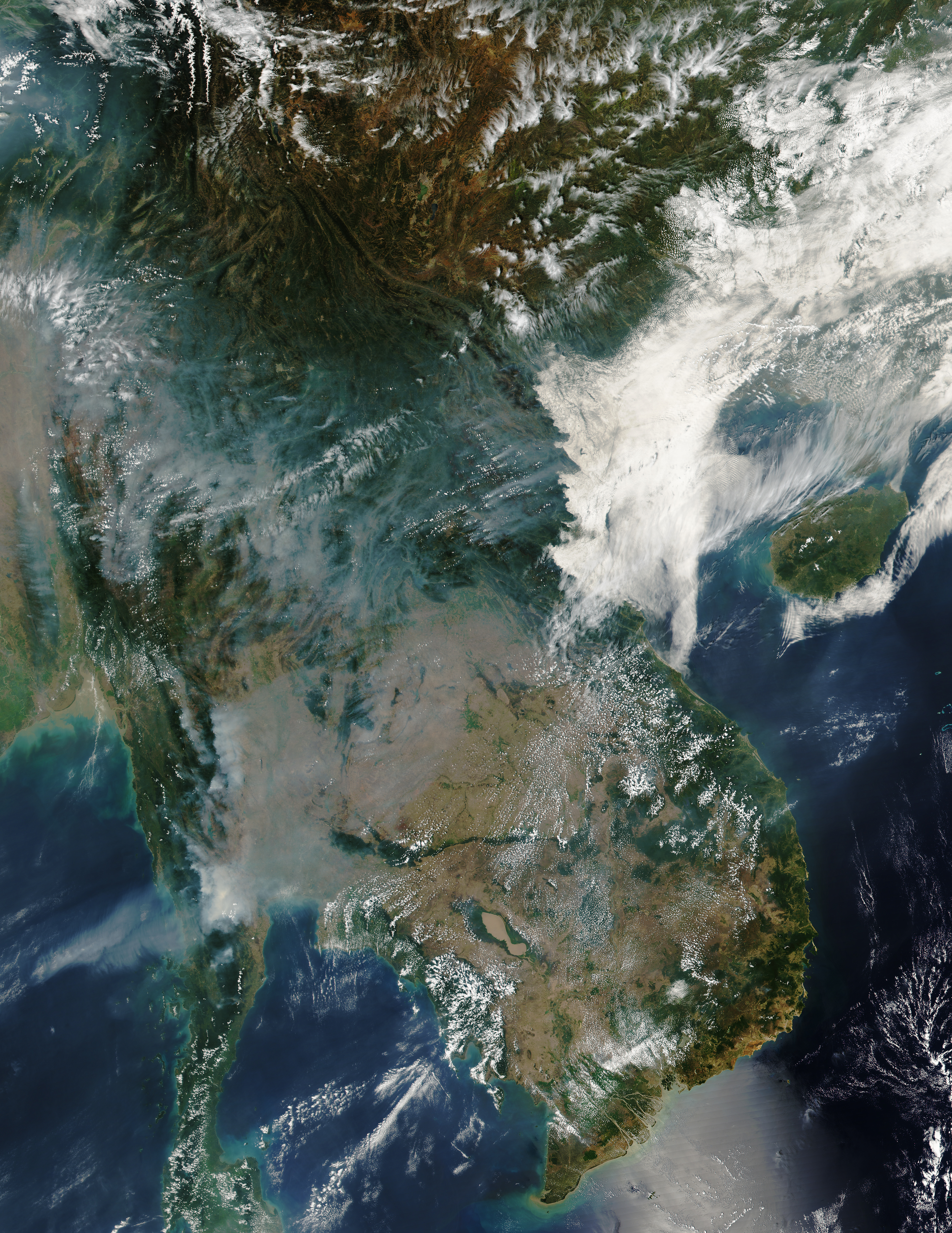 Smoke and Fire in the Indochina Peninsula : Natural Hazards